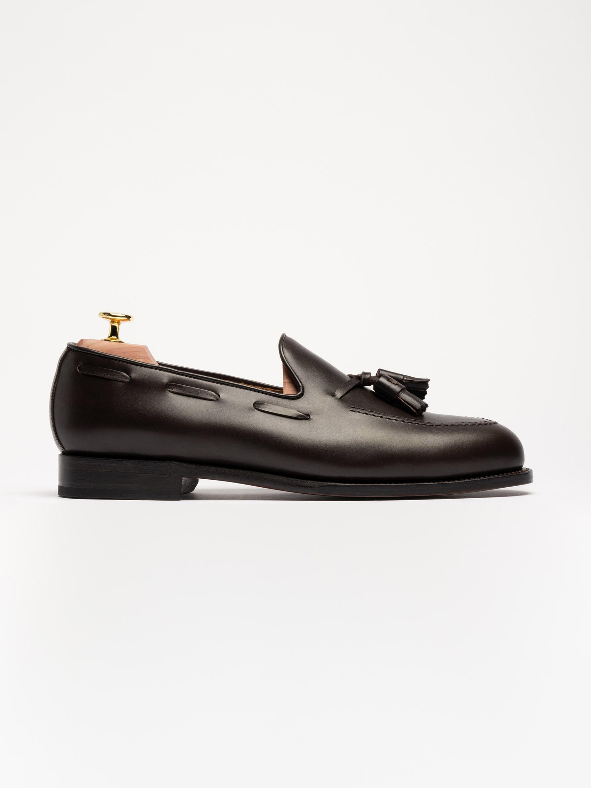 The Tassel Loafer Rubber Sole Brown Calf 1