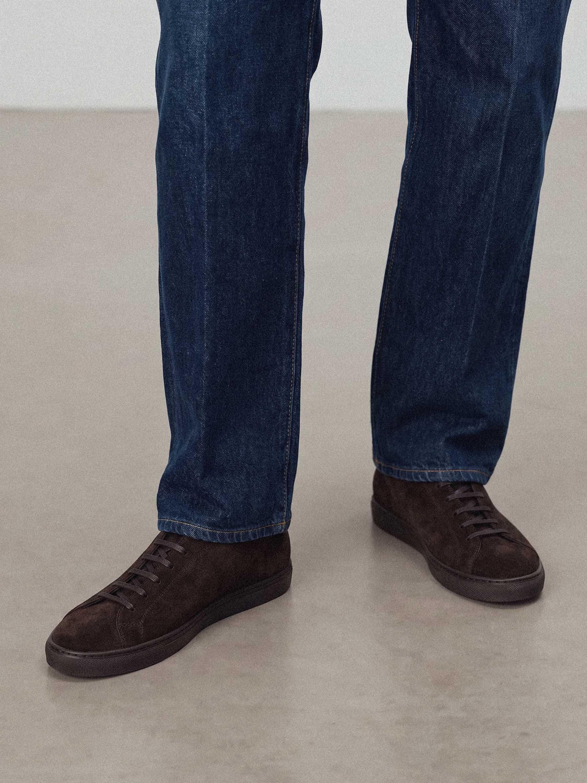 The Sneaker 02 All Dark Brown Suede 2