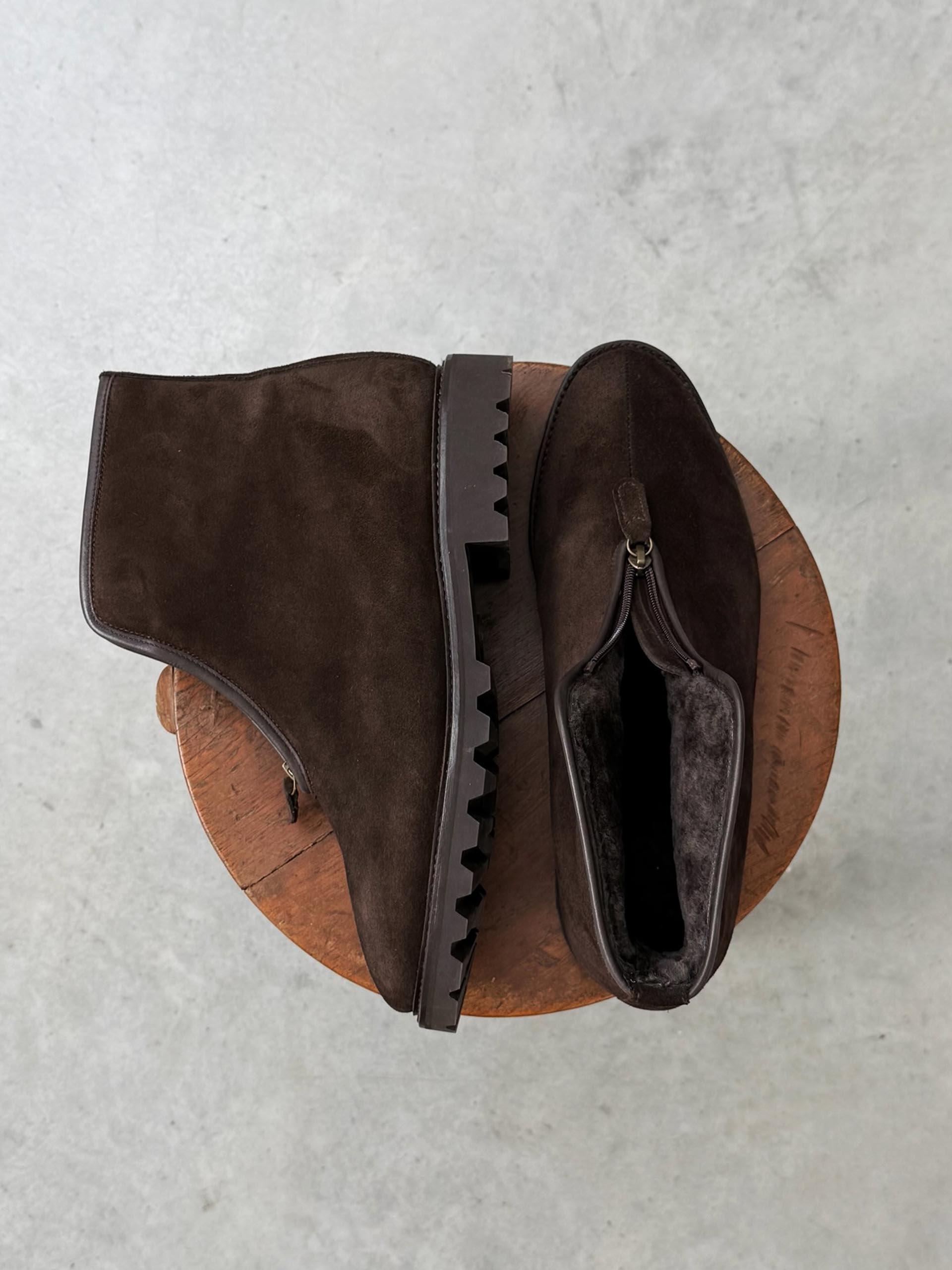 The Alpine Boot Brown Suede 2