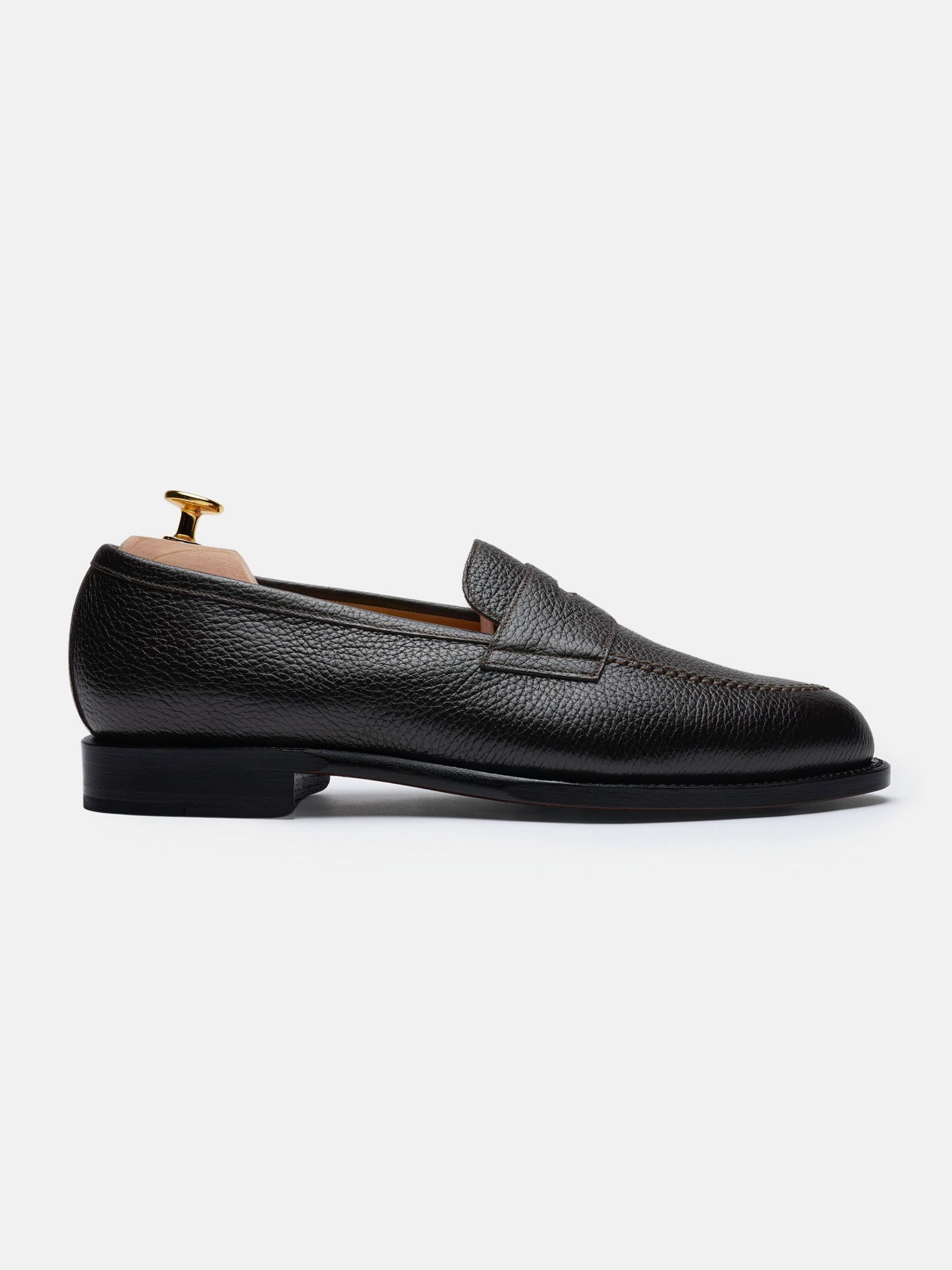 Der Penny Loafer Brown Grain 1