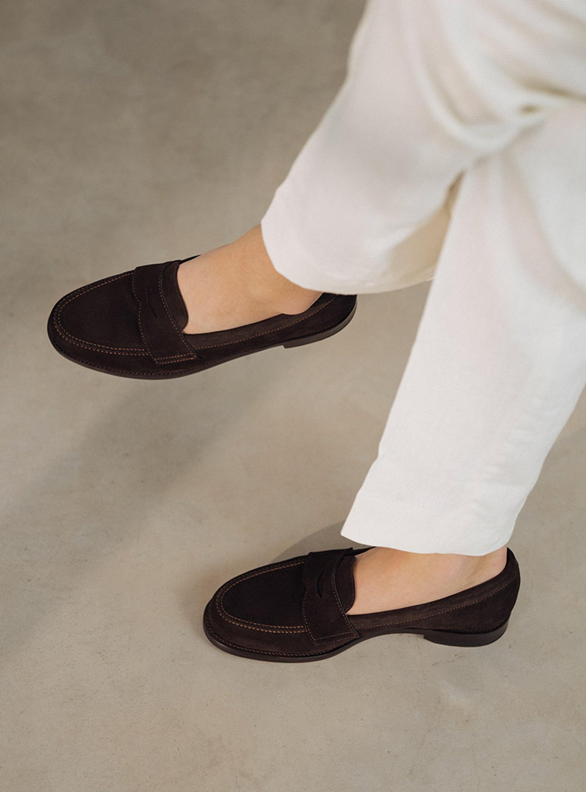 The Ivy Loafer Brown Suede 2