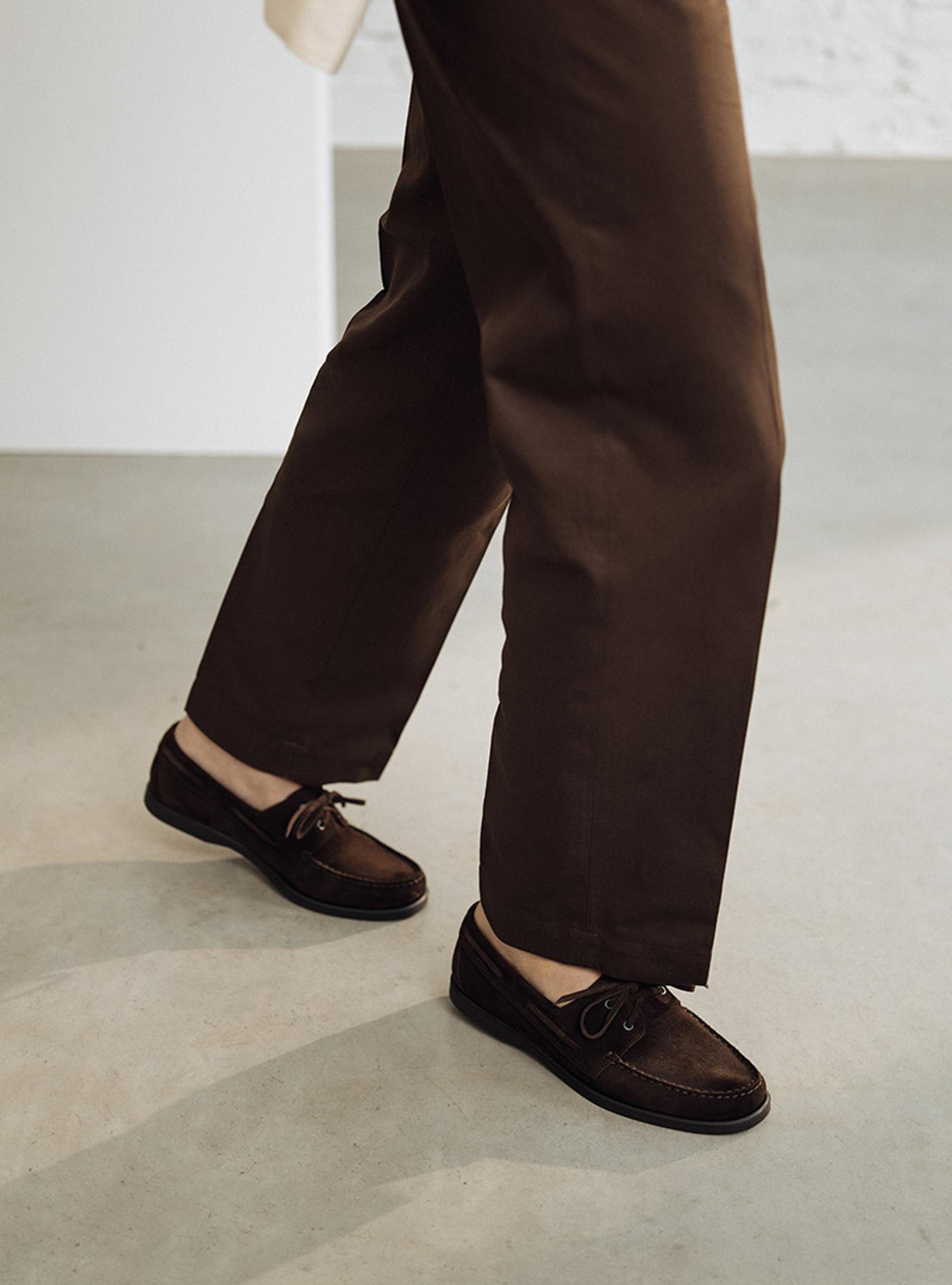 The Boat Shoe Brown Suede 2