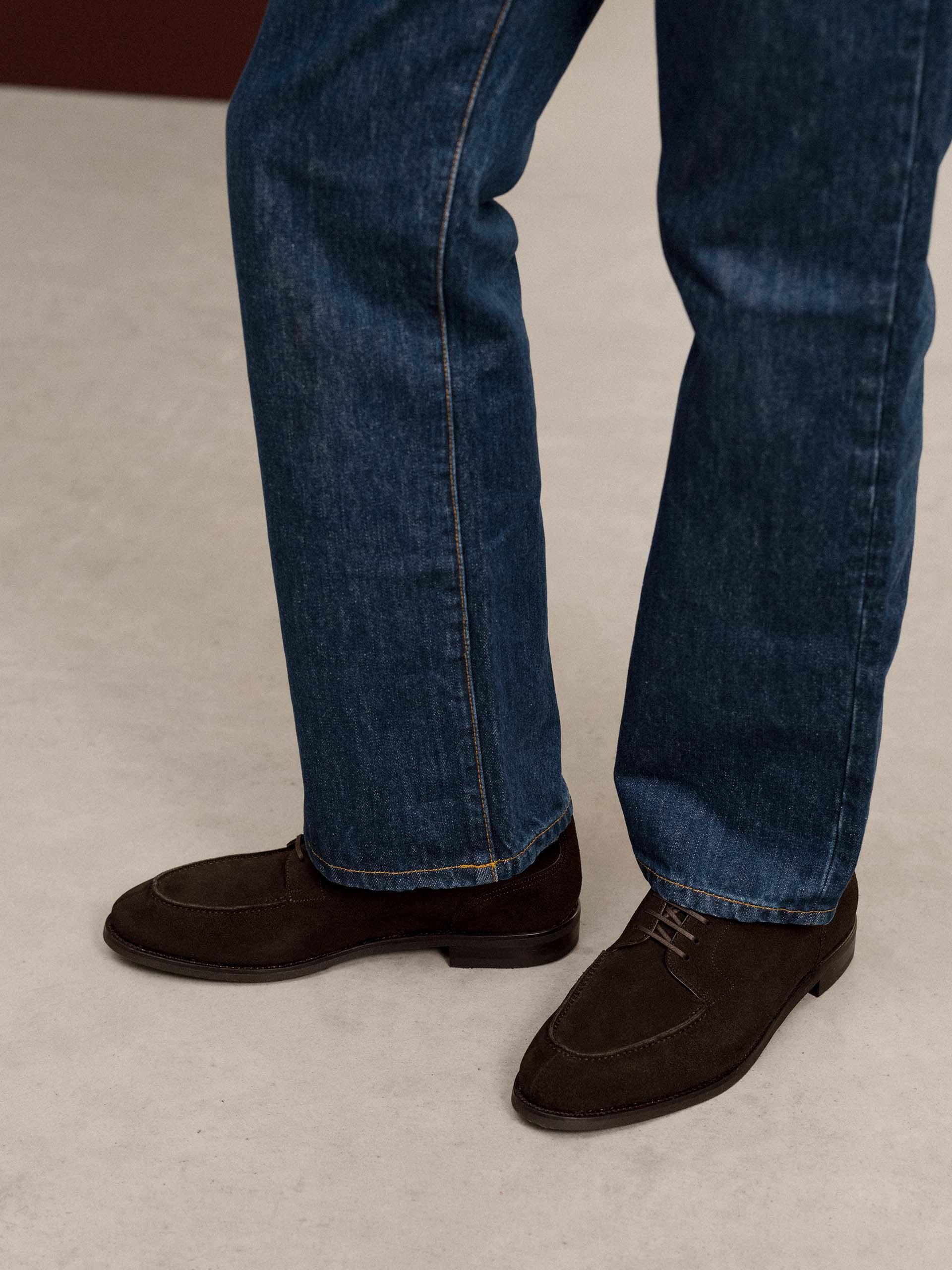 The Split Toe Derby Brown Suede 2
