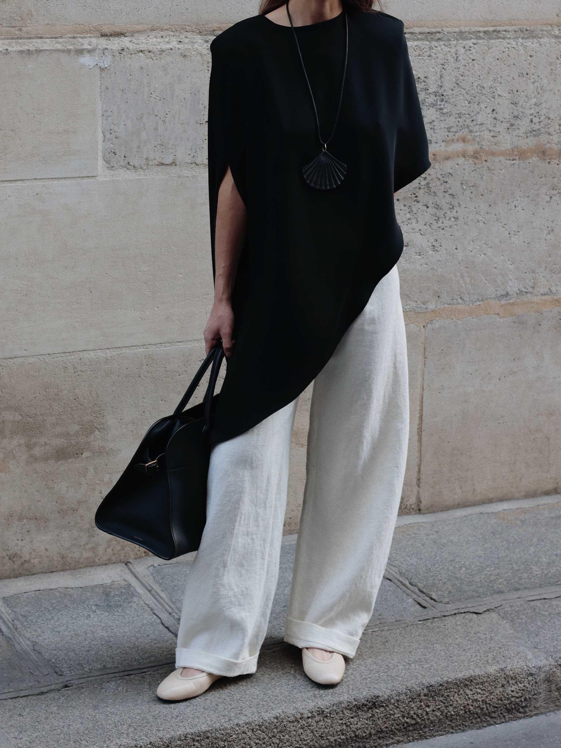 The Ballet Flat Ivory Nappa 2