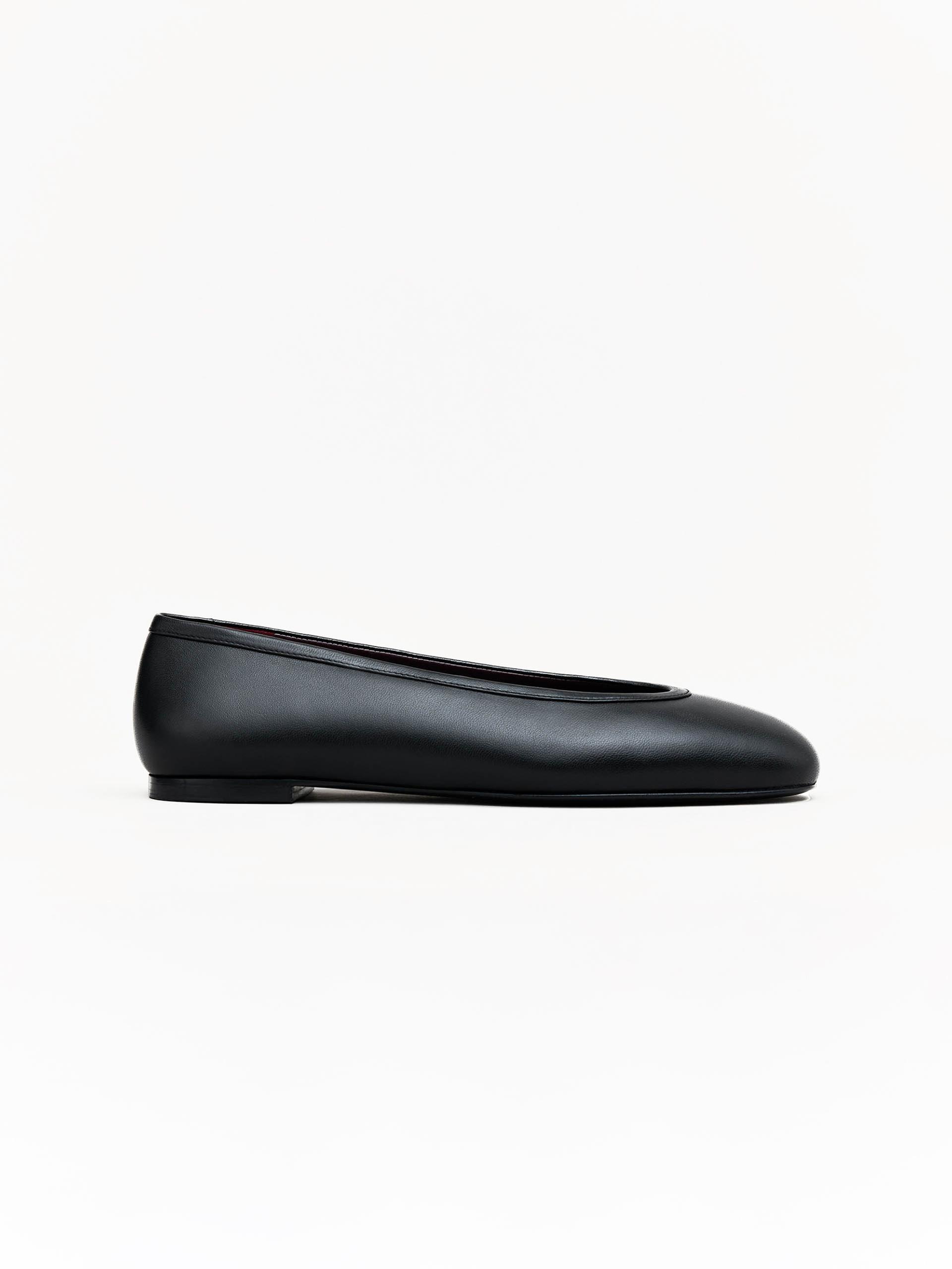 The Ballet Flat Black Nappa 1