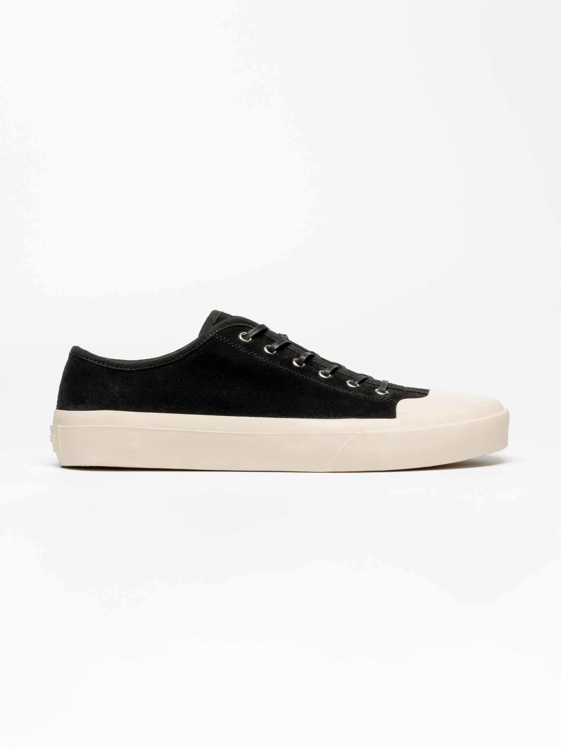 The Plimsoll Black Suede 1