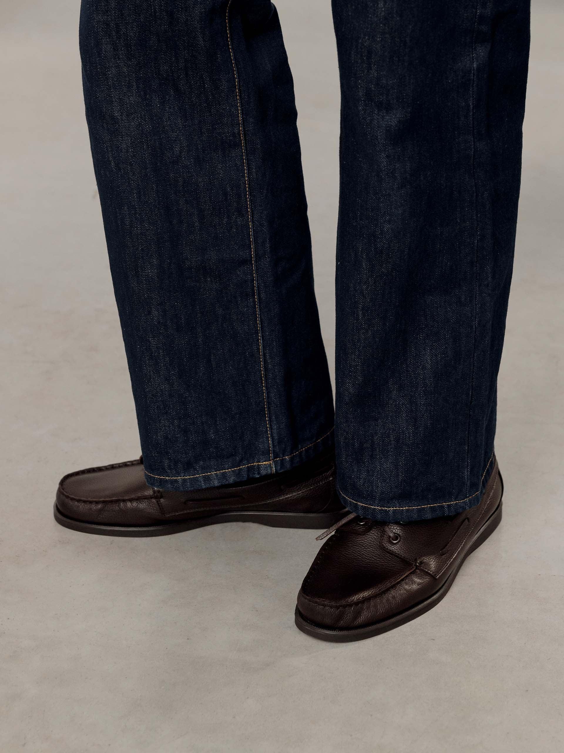 The Boat Shoe Brown Grain 2