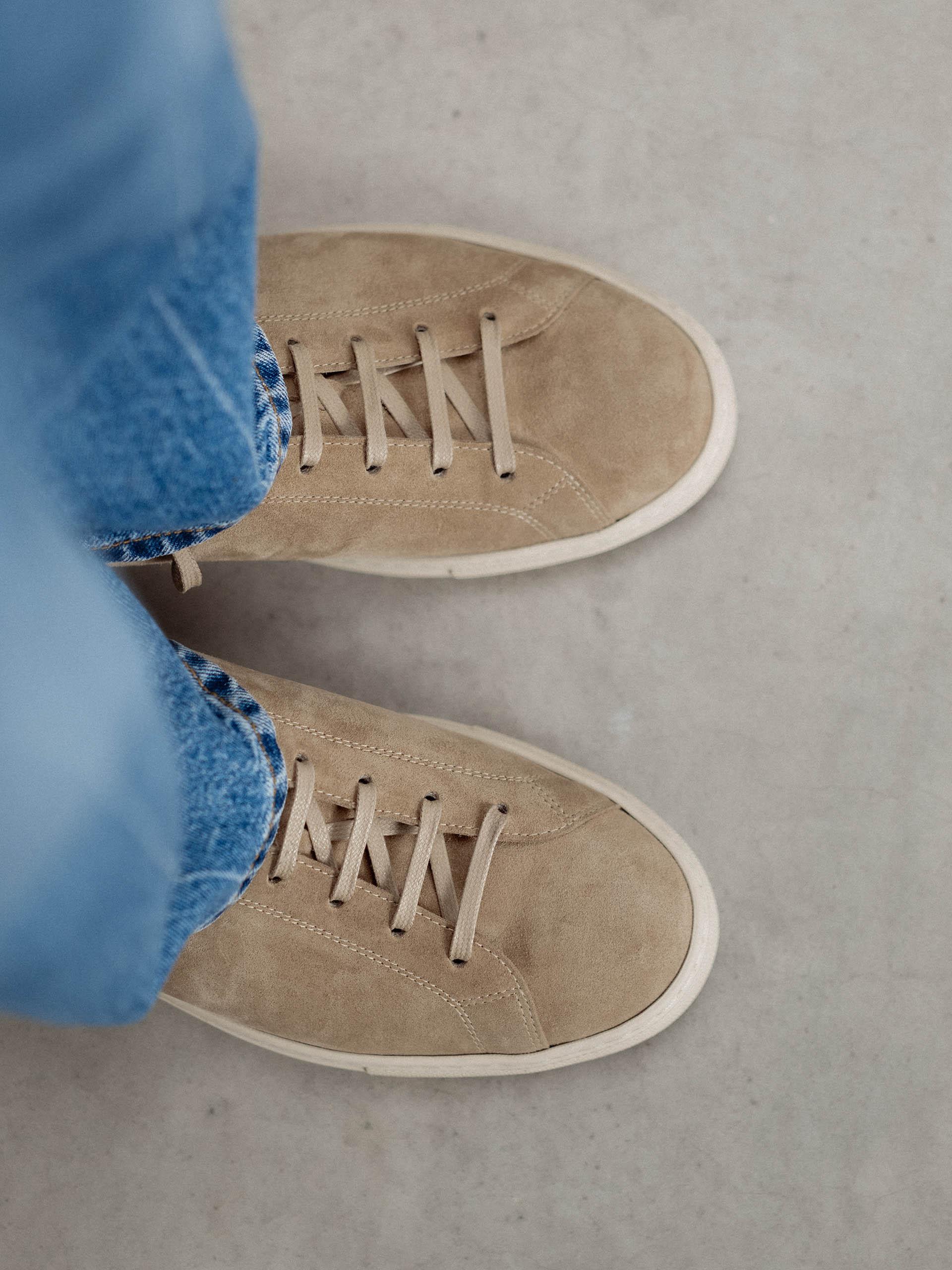 The Sneaker 02 Beige Suede 2