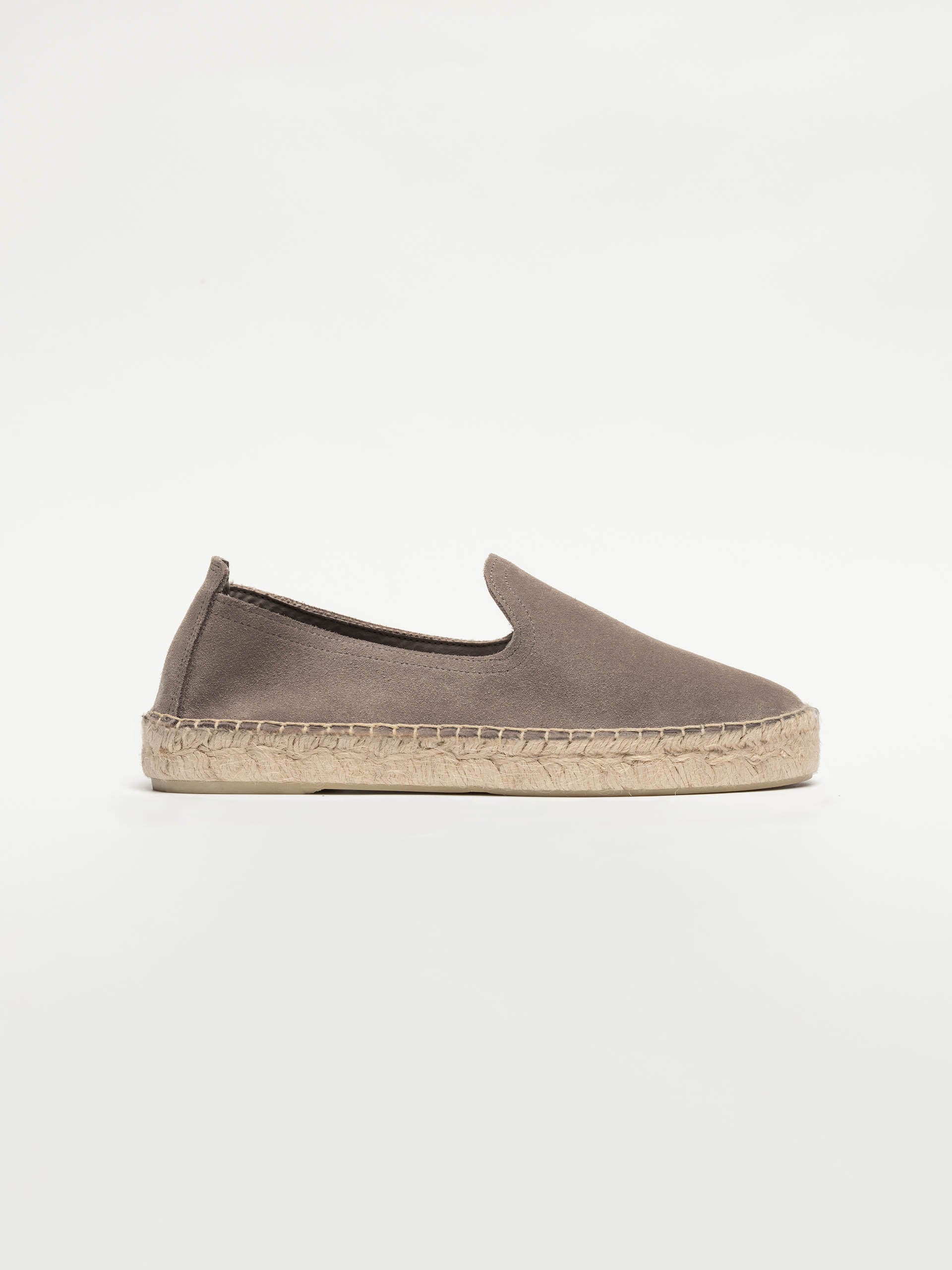 The Espadrille Taupe Suede 1