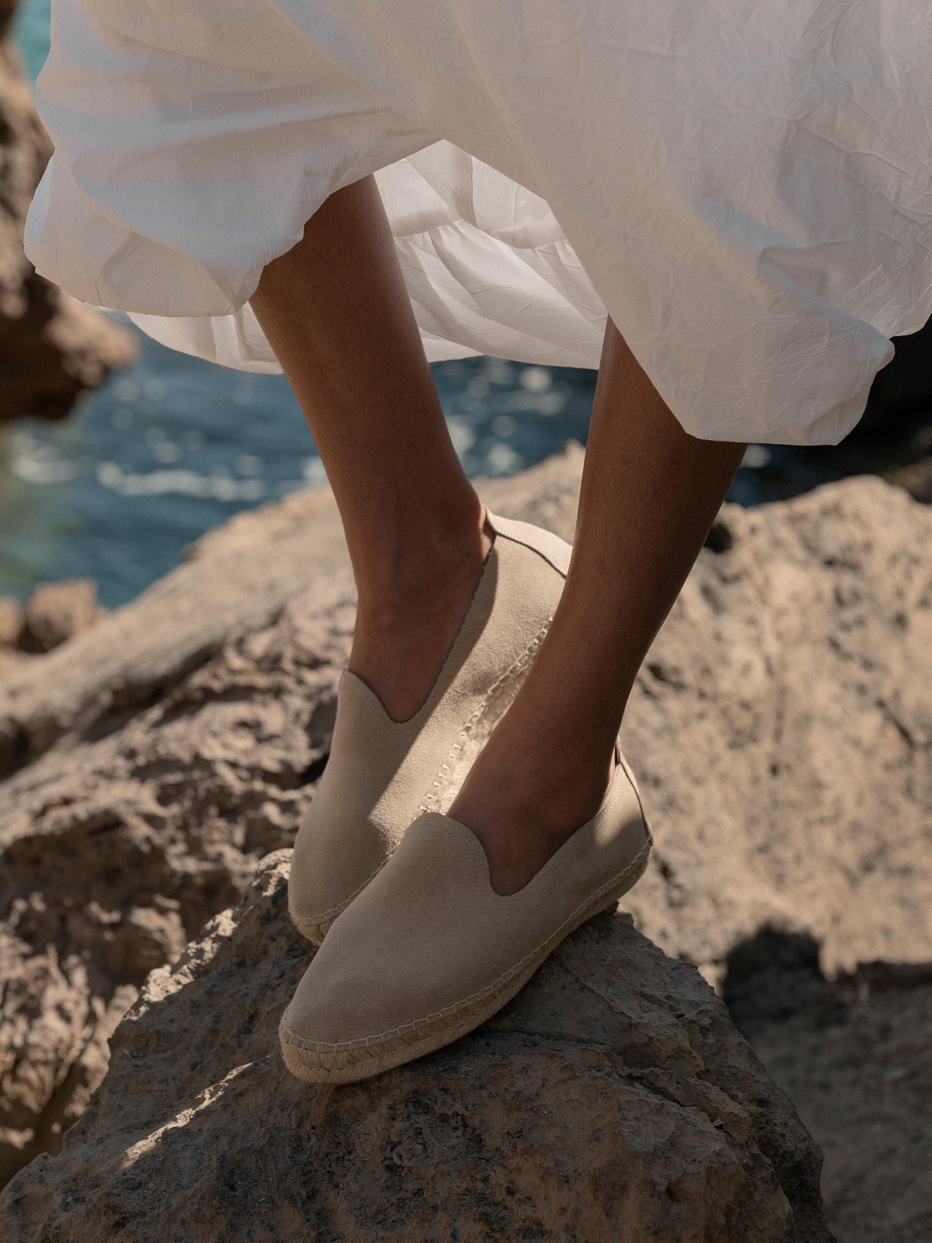 The Espadrille Beige Suede 2