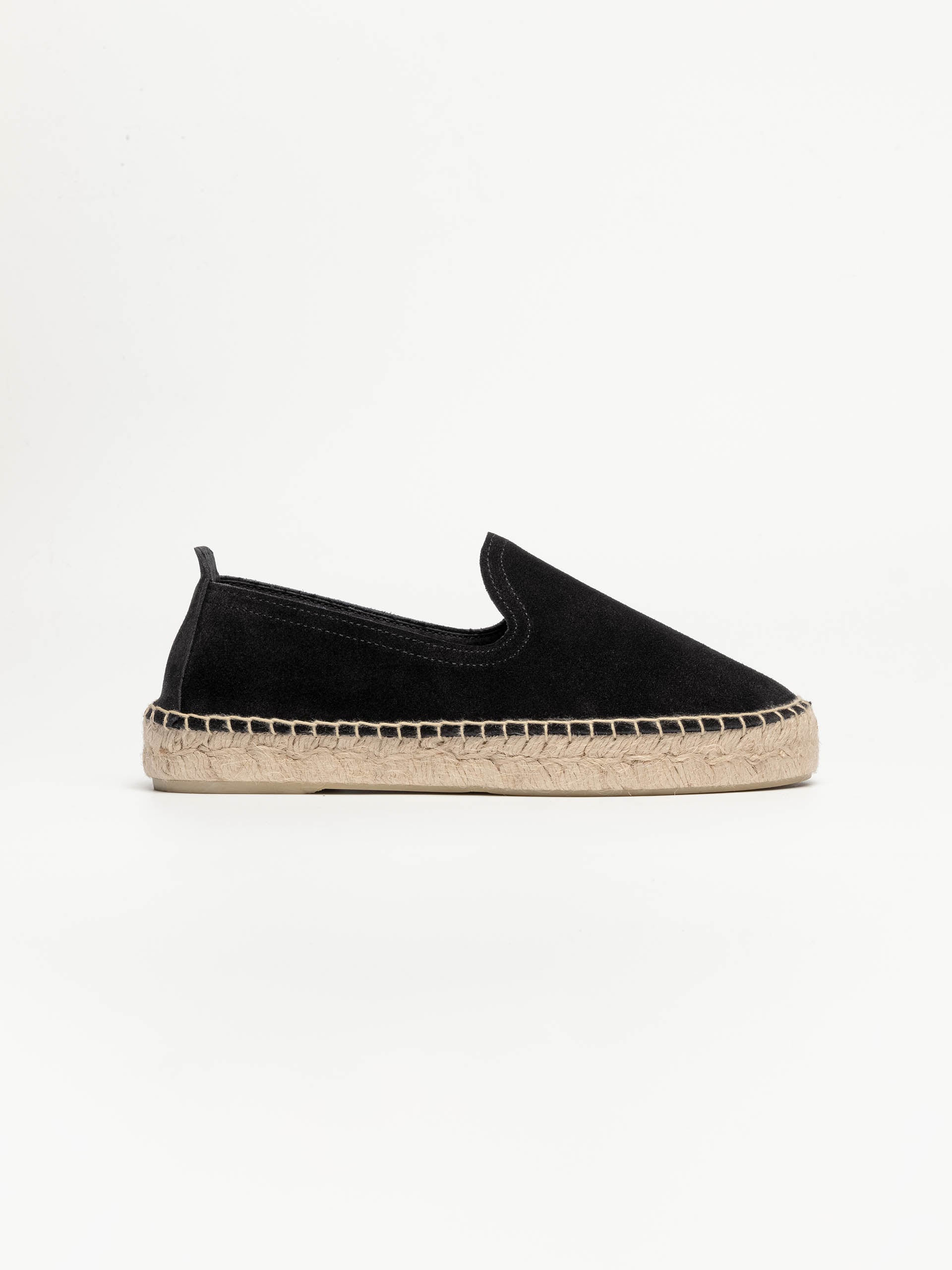 The Espadrille Black Suede 1