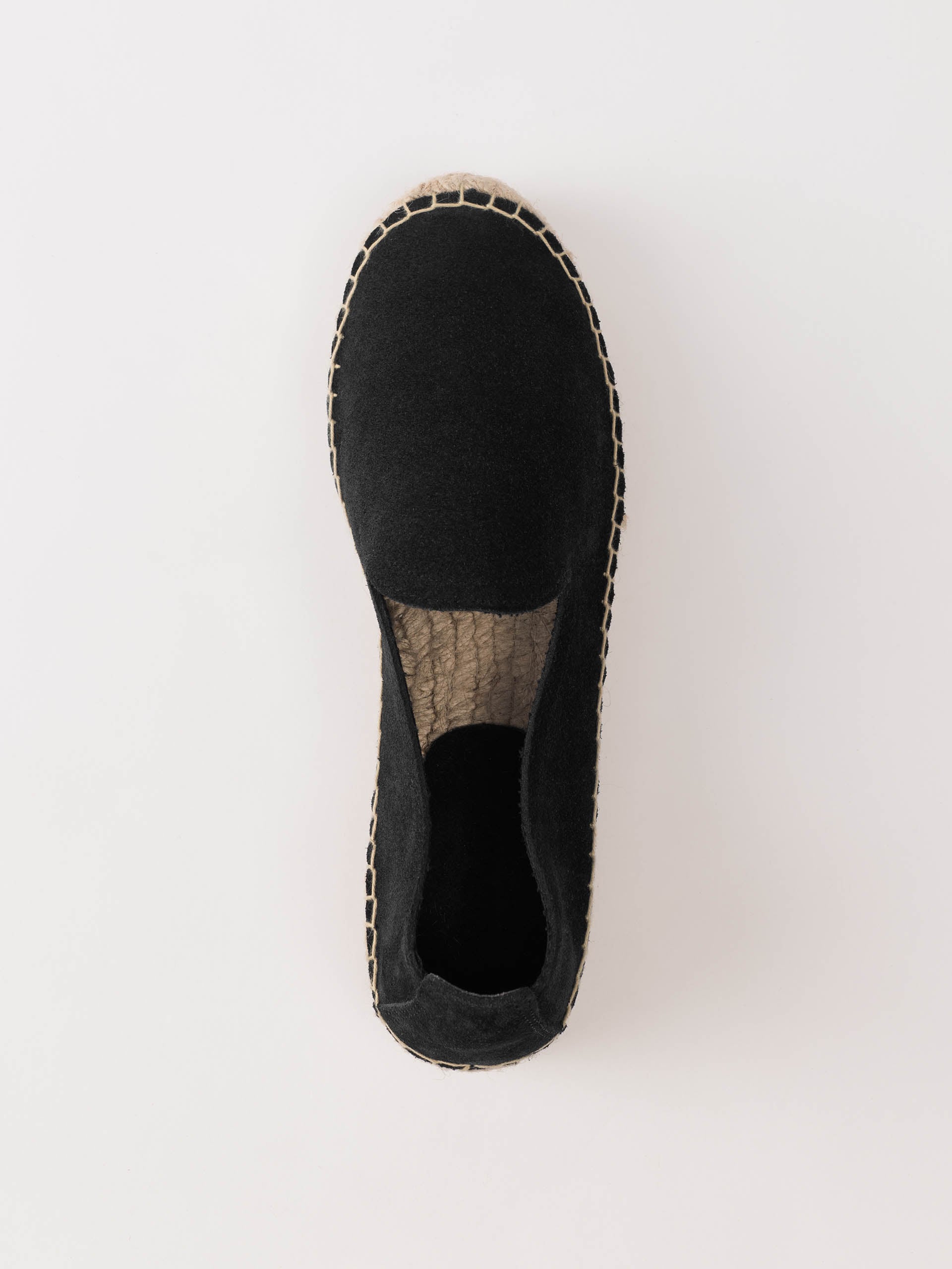 The Espadrille Black Suede 2