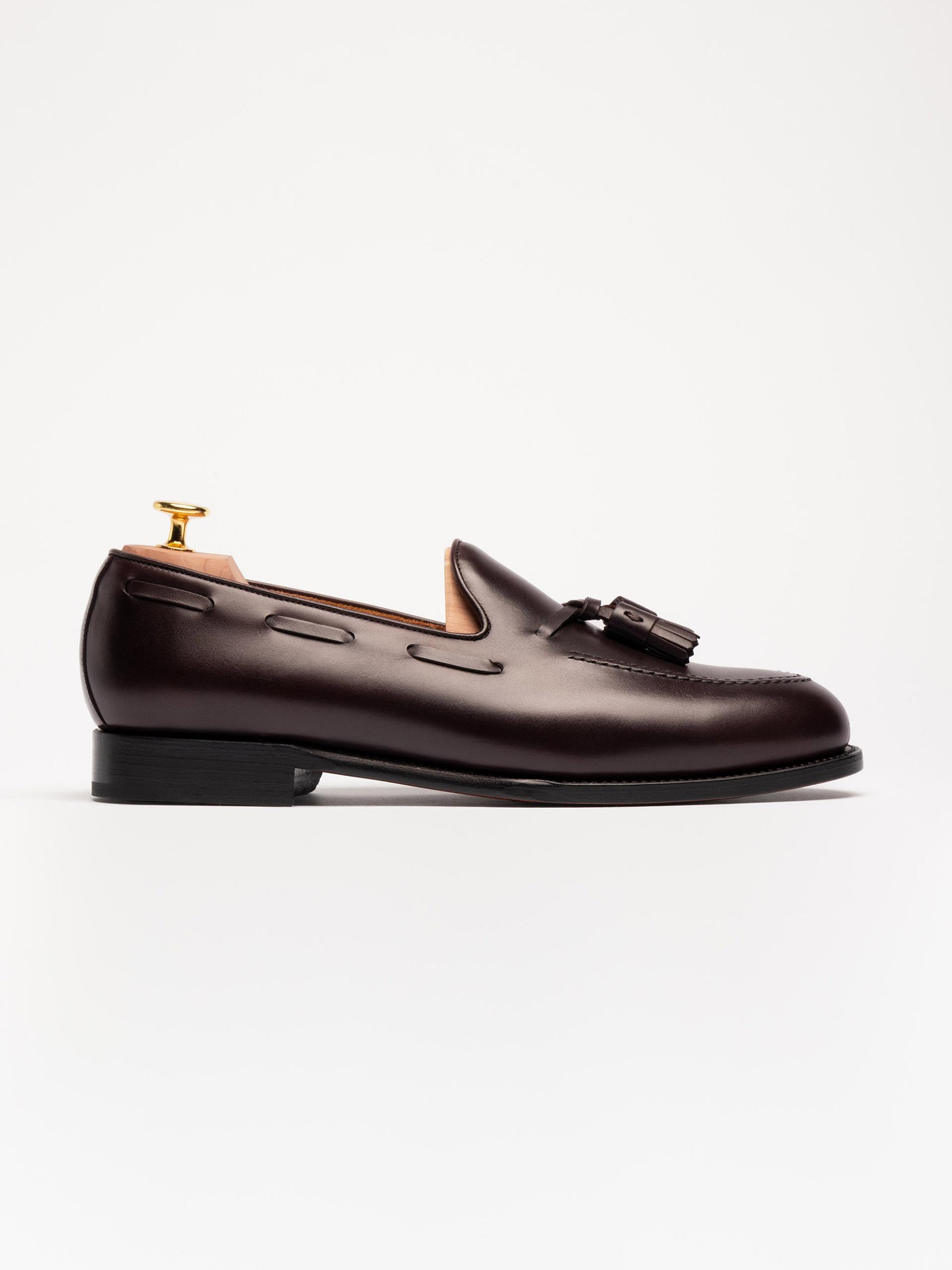 The Tassel Loafer Burgundy Calf 1