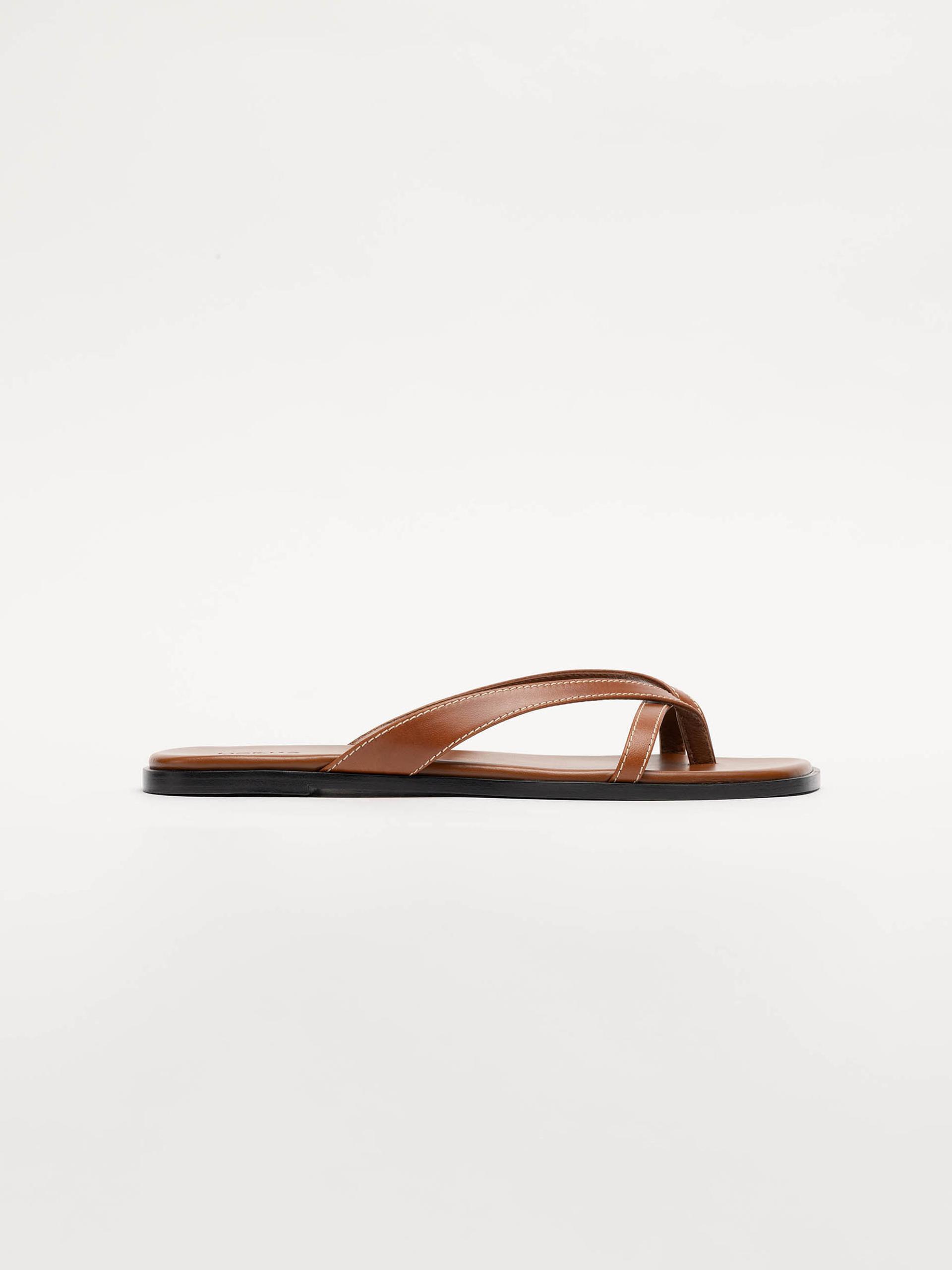 The Paloma Sandal Tan Nappa 1