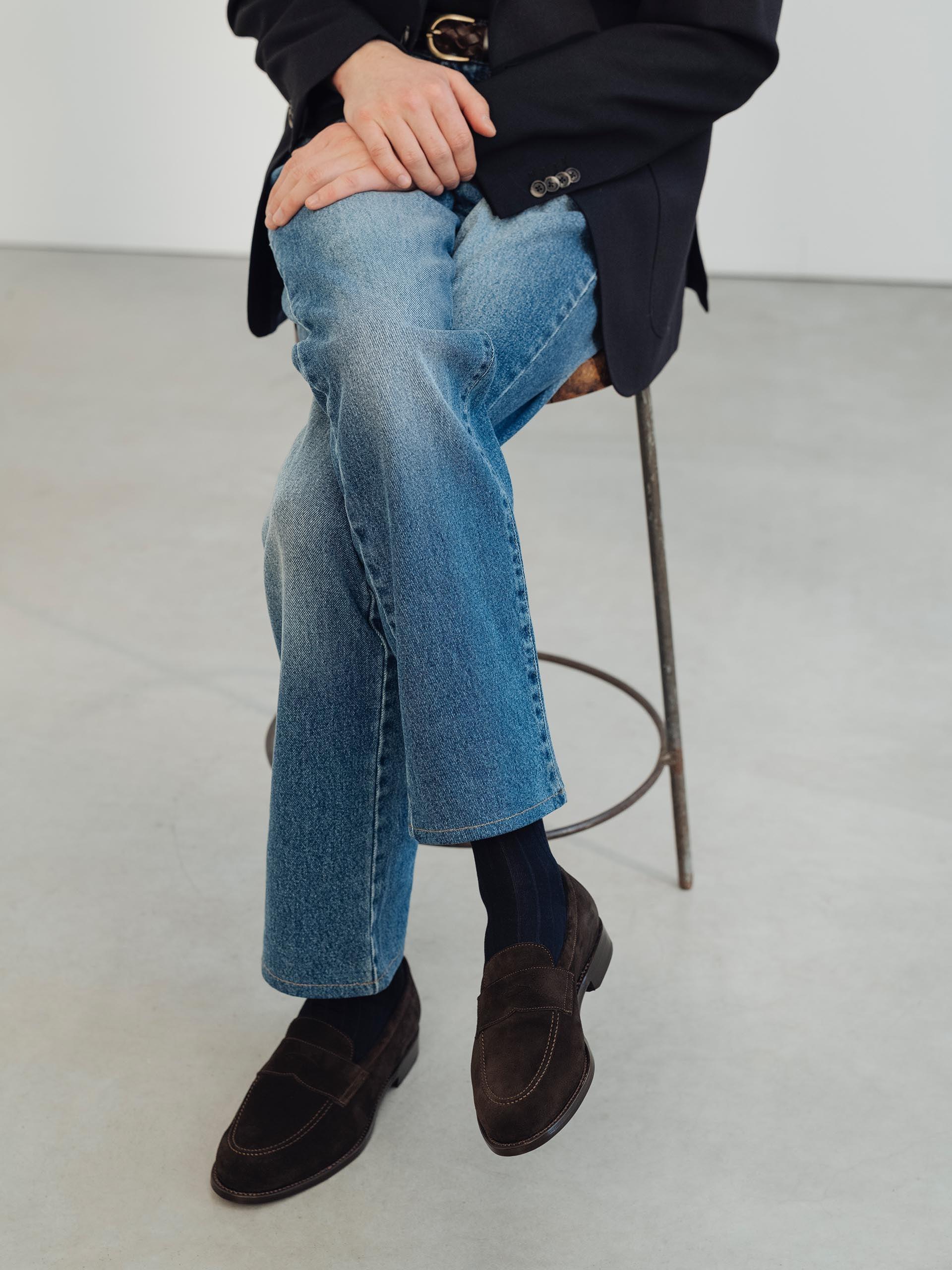 The Penny Loafer Brown Suede 2