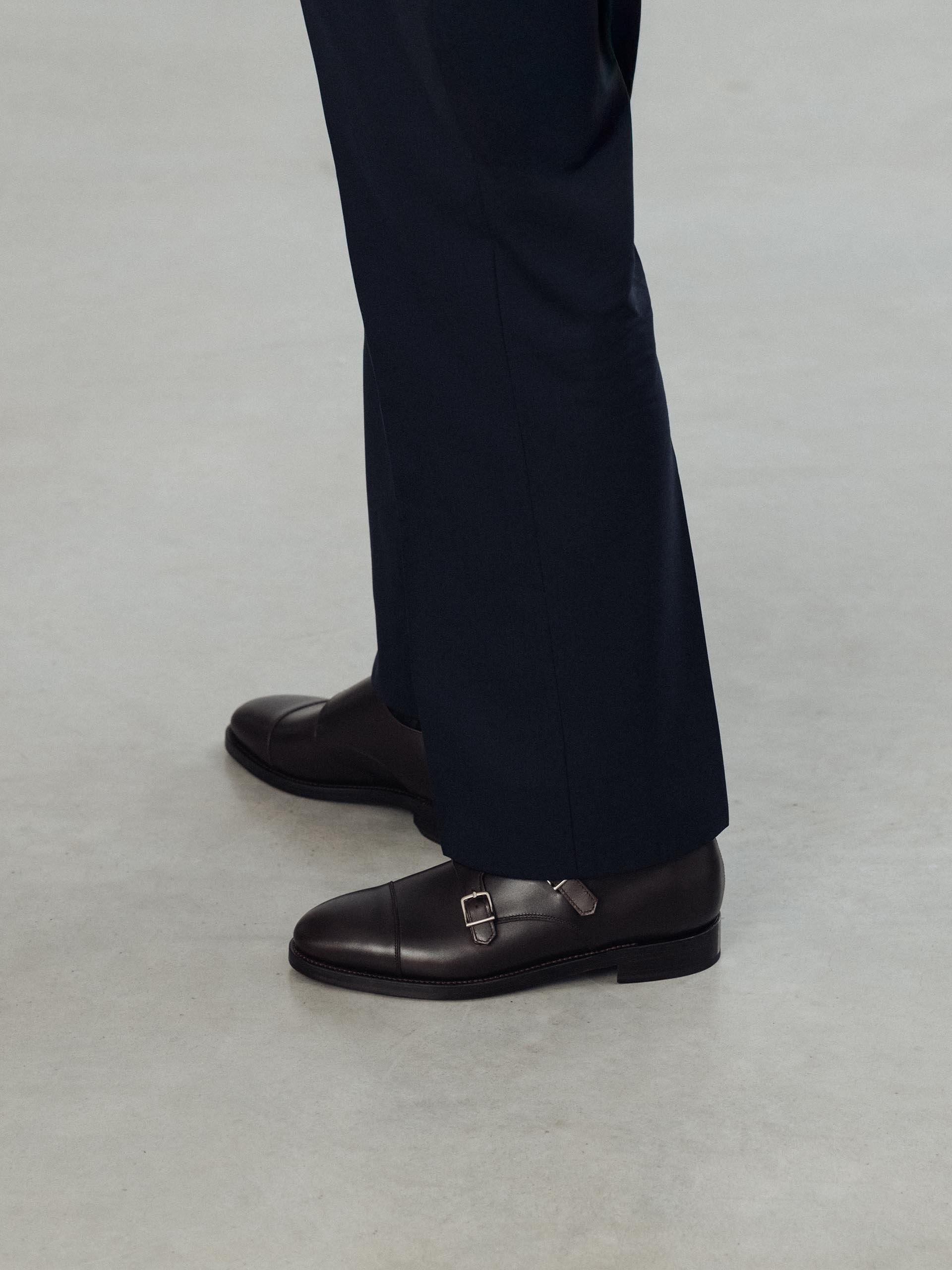 The Double Monkstrap Brown Calf 2