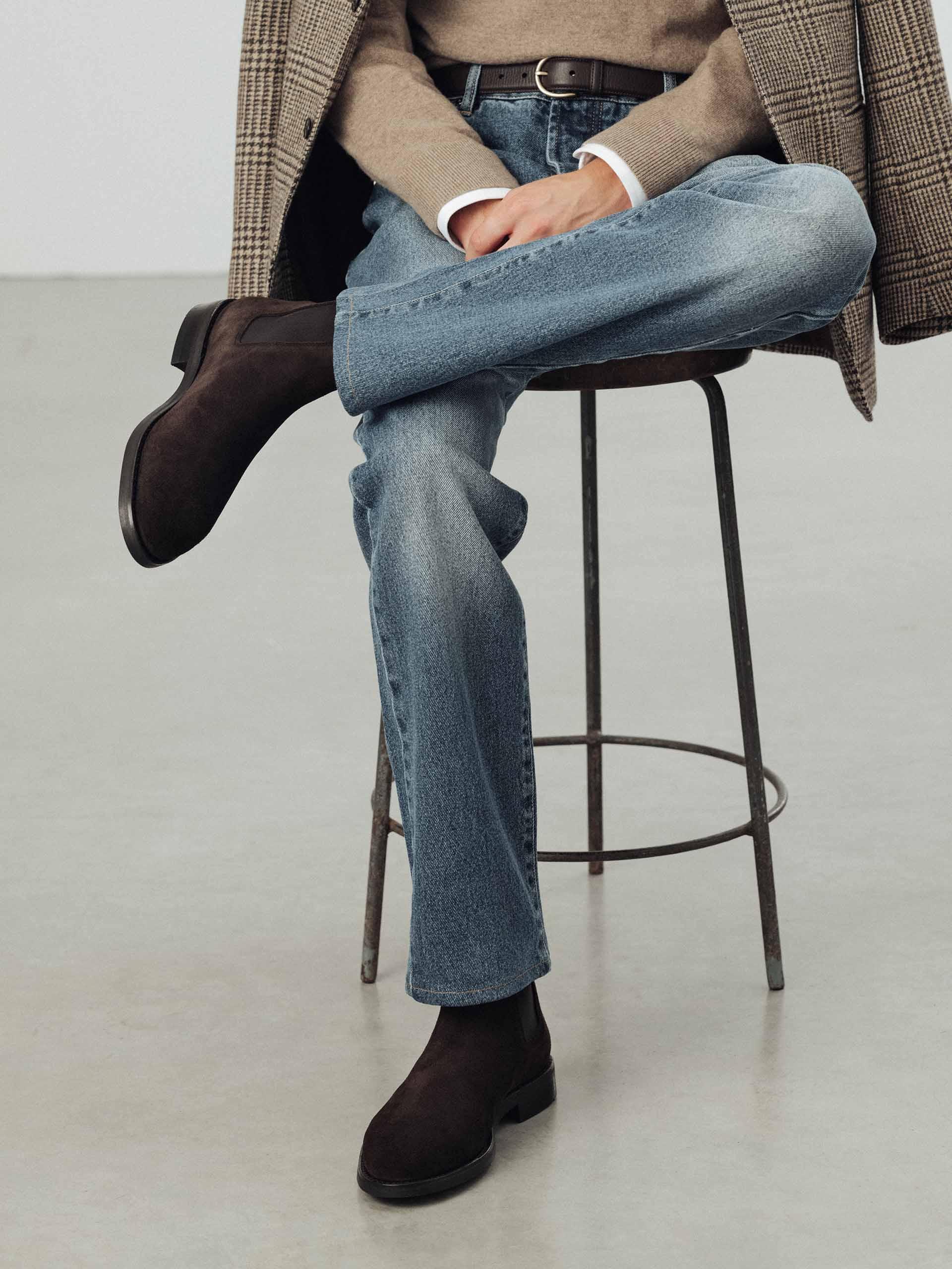 The Chelsea Boot Brown Suede 2