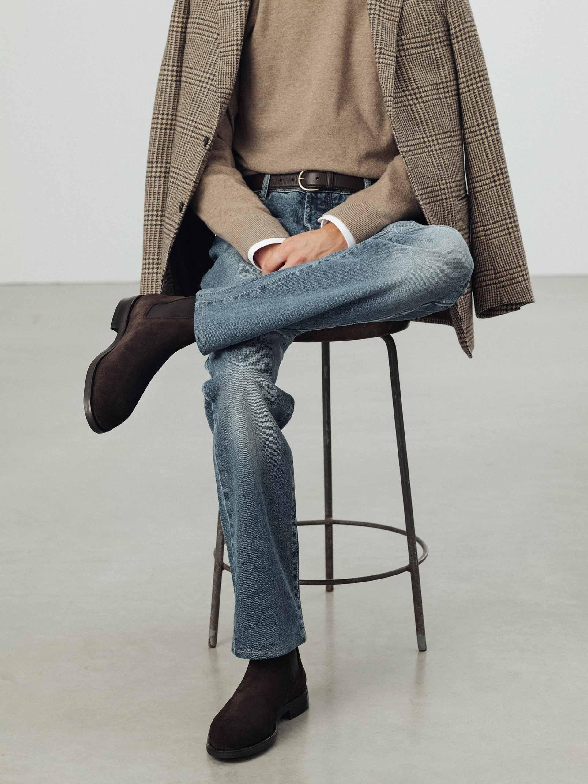The Chelsea Boot Brown Suede 2