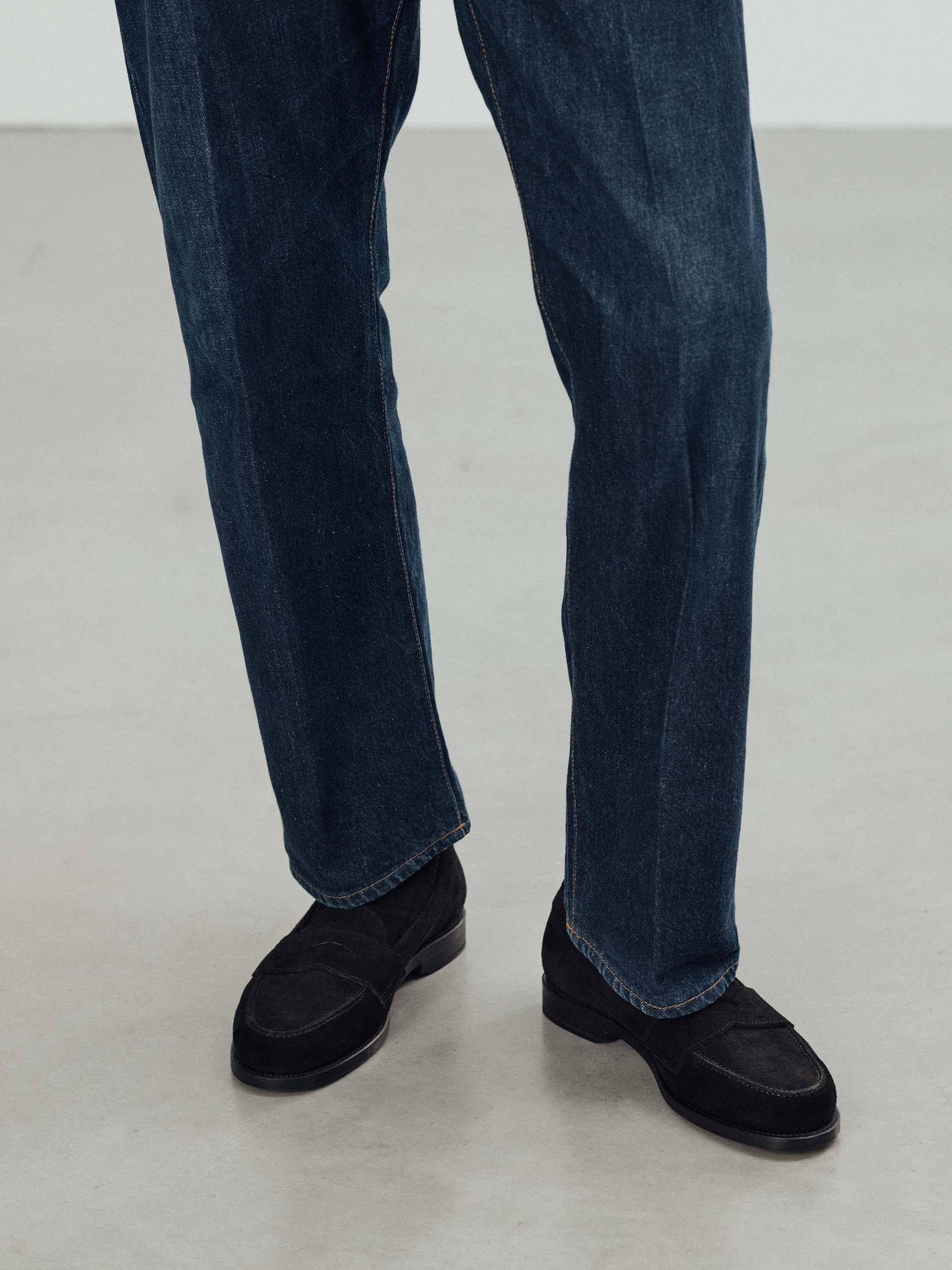 The Ivy Loafer Black Suede 2