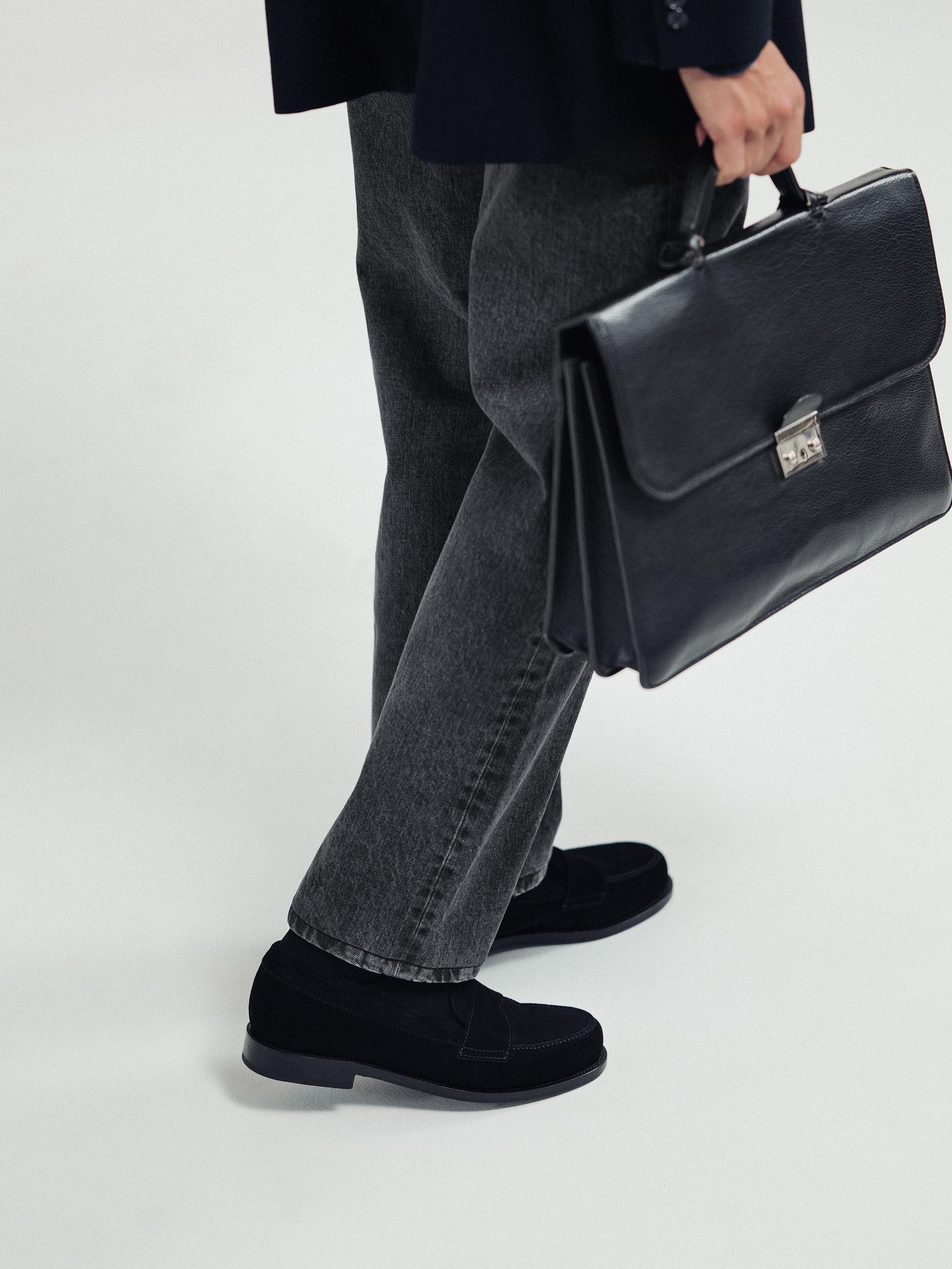 The Ivy Loafer Black Suede 2