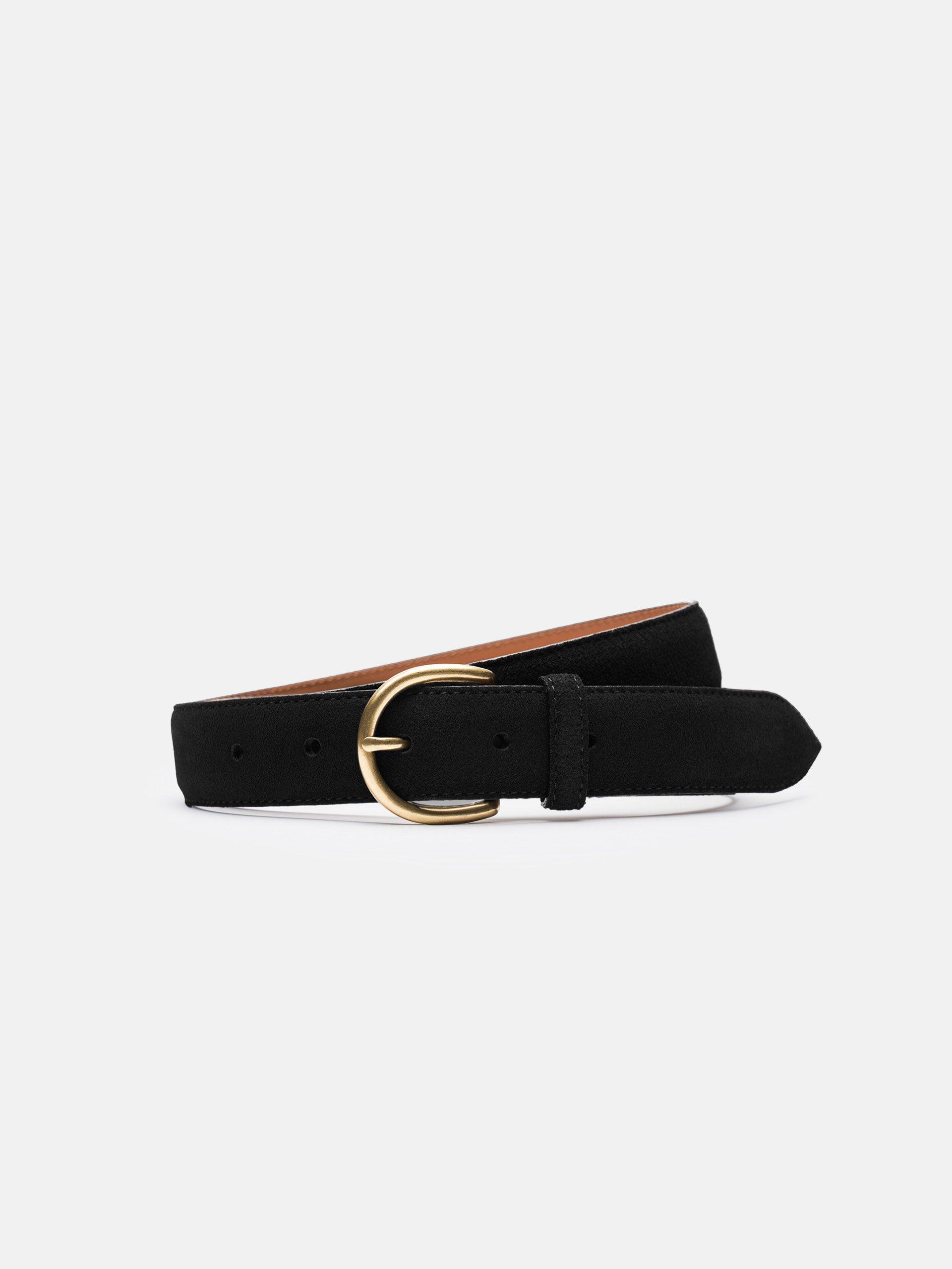The Belt Black Suede 1