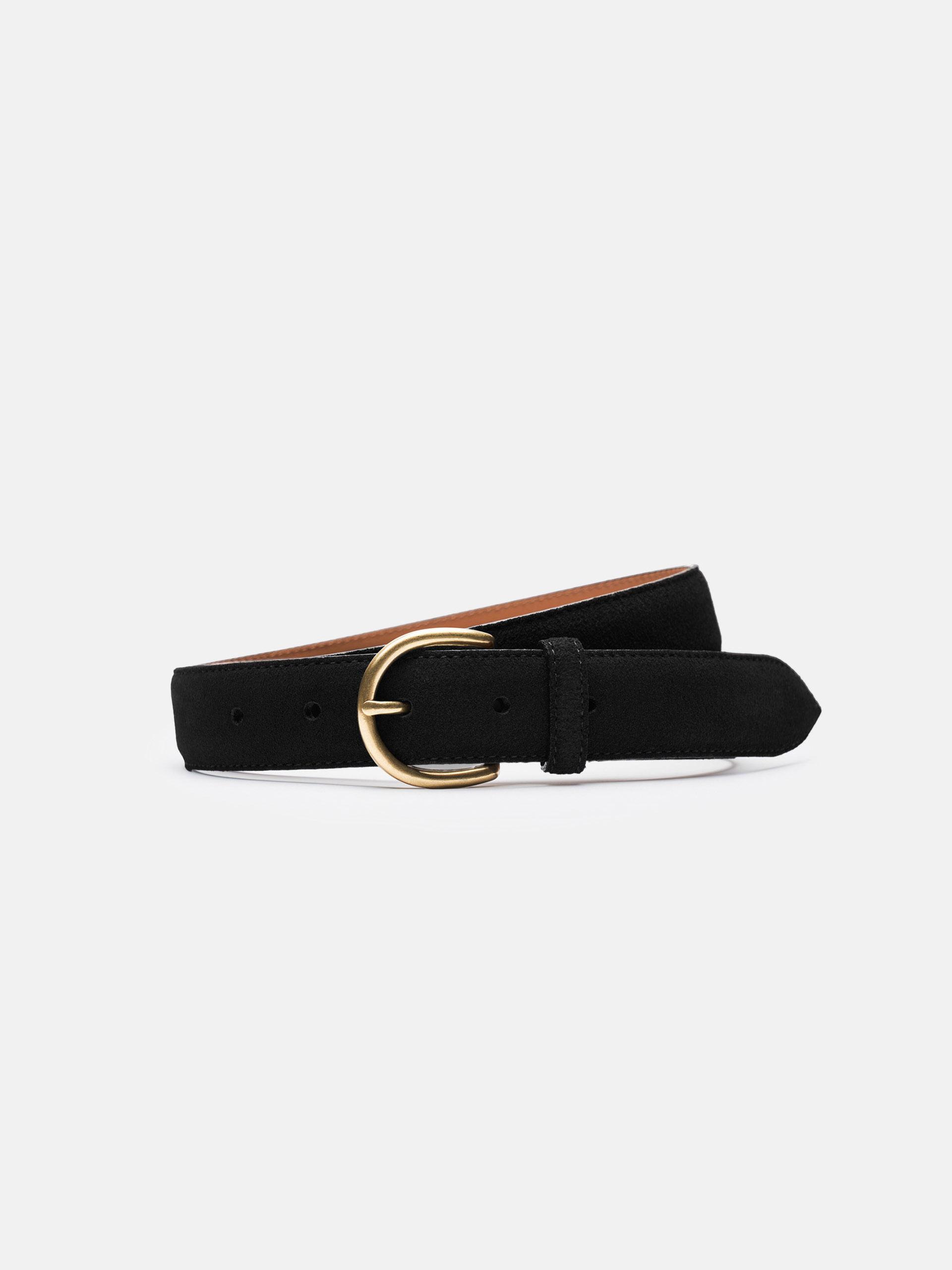 The Belt Black Suede 1