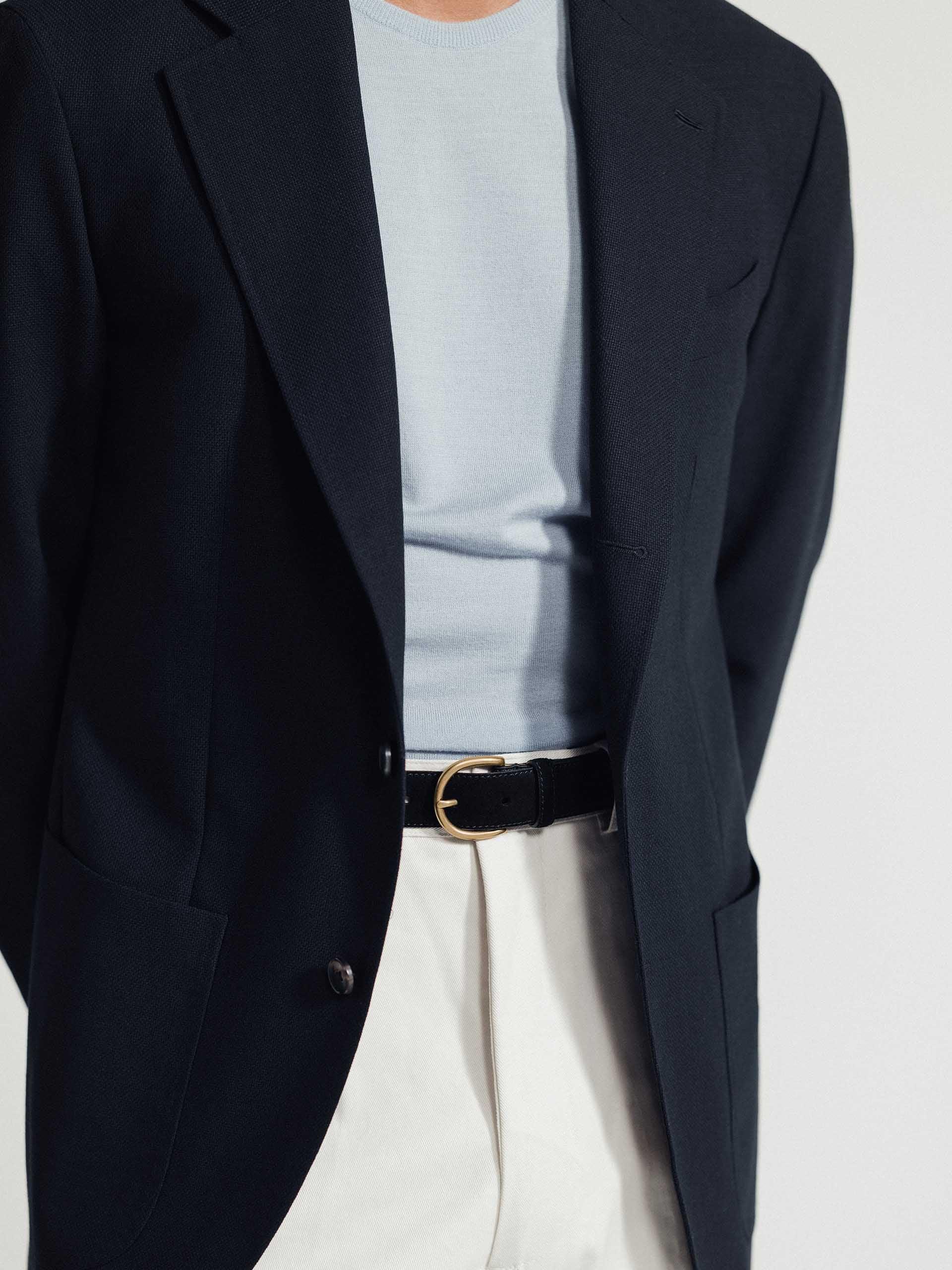 The Belt Black Suede 2