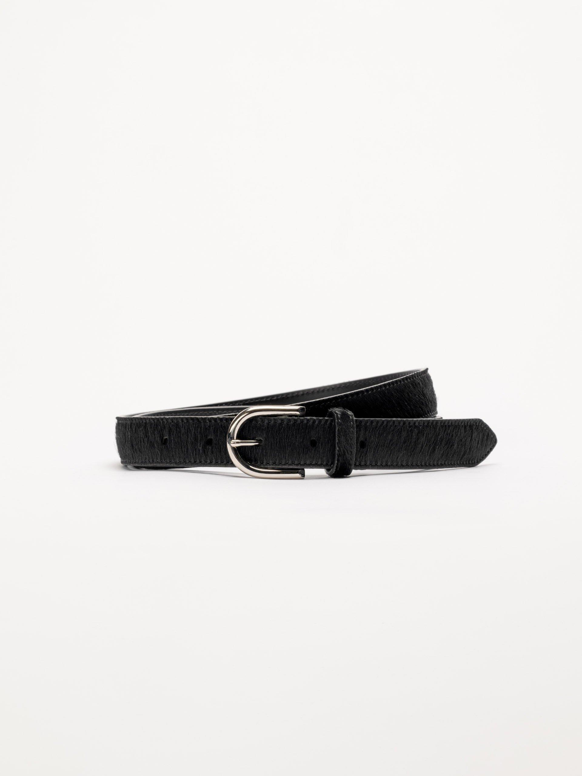 The Belt Black Pony Hair 1