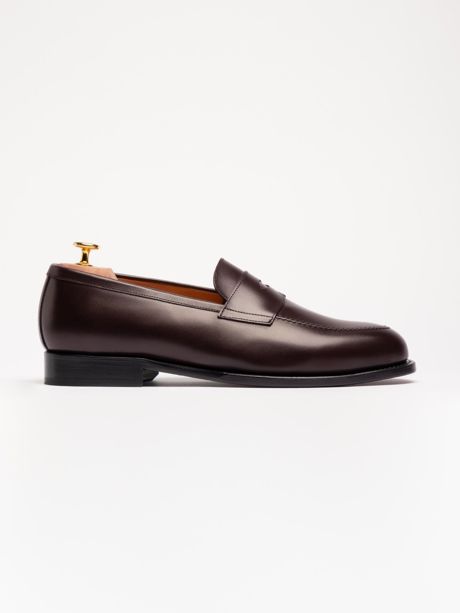 The Penny Loafer - Medium Wear and Tear Burgundy Calf 1