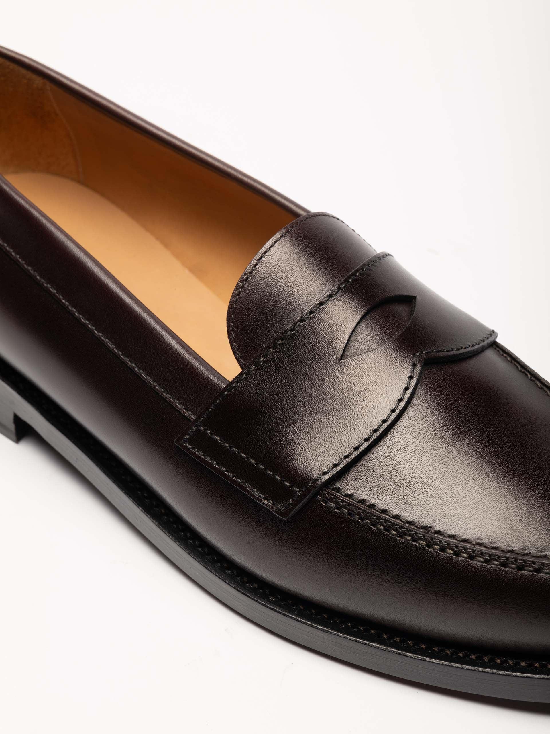 The Ivy Loafer - Rubber Sole - Signs of Wear Burgundy Calf 2