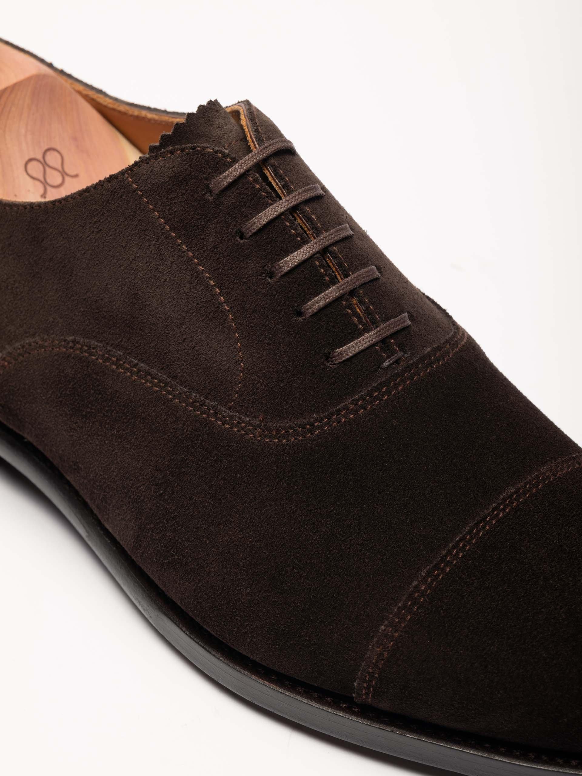 The Oxford - Light Wear and Tear Brown Suede 2