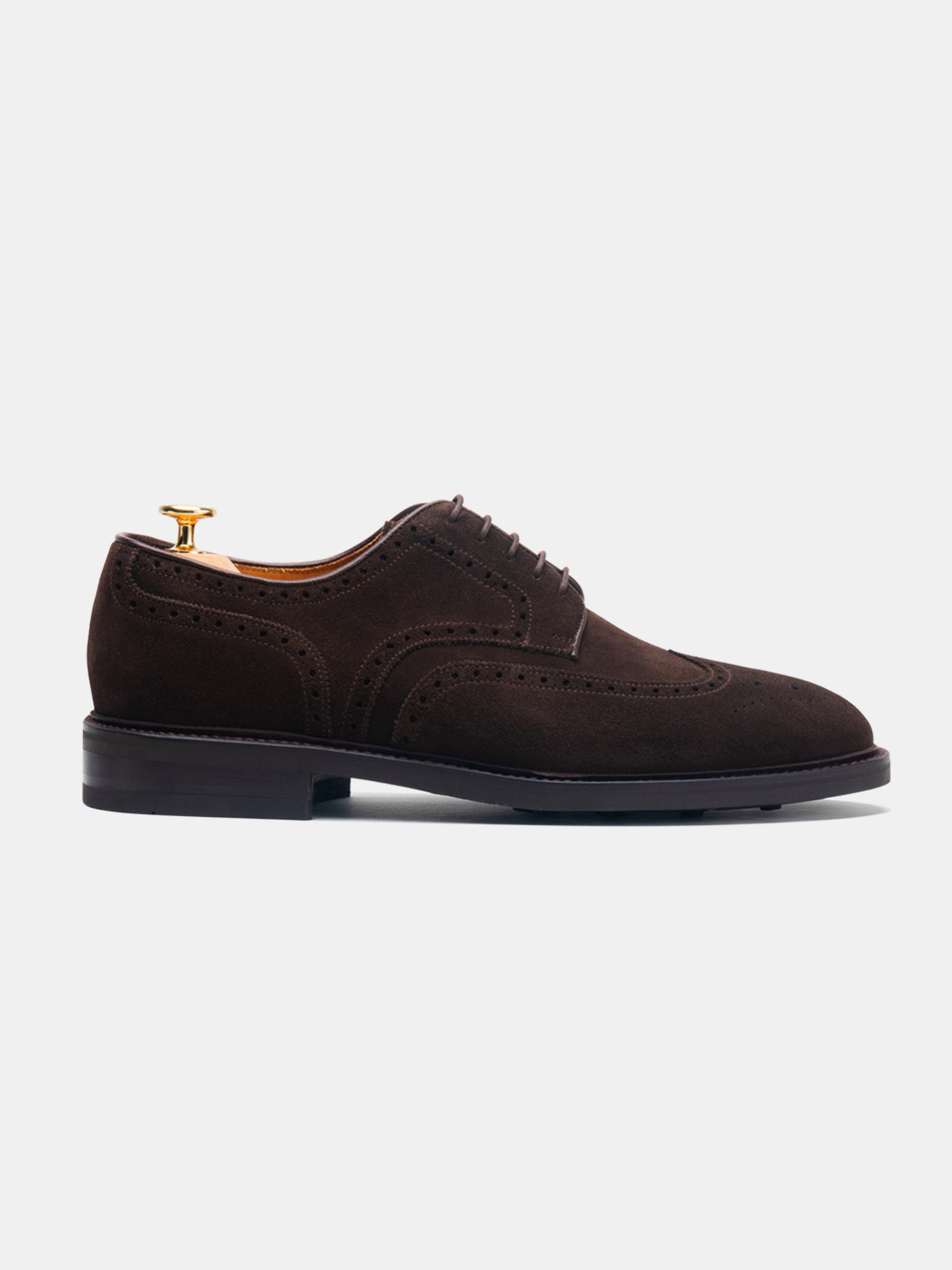 The Derby - Signs of Wear Brown Suede 1