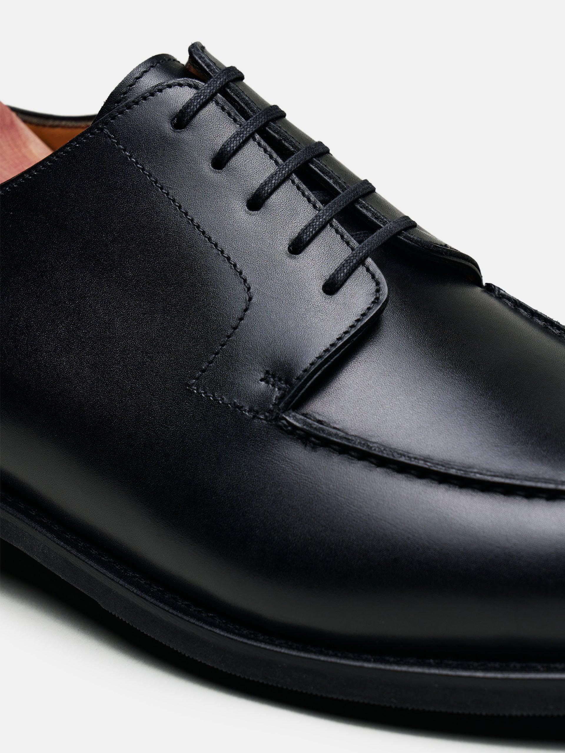 The Split Toe Derby - Signs of Wear Black Calf 2