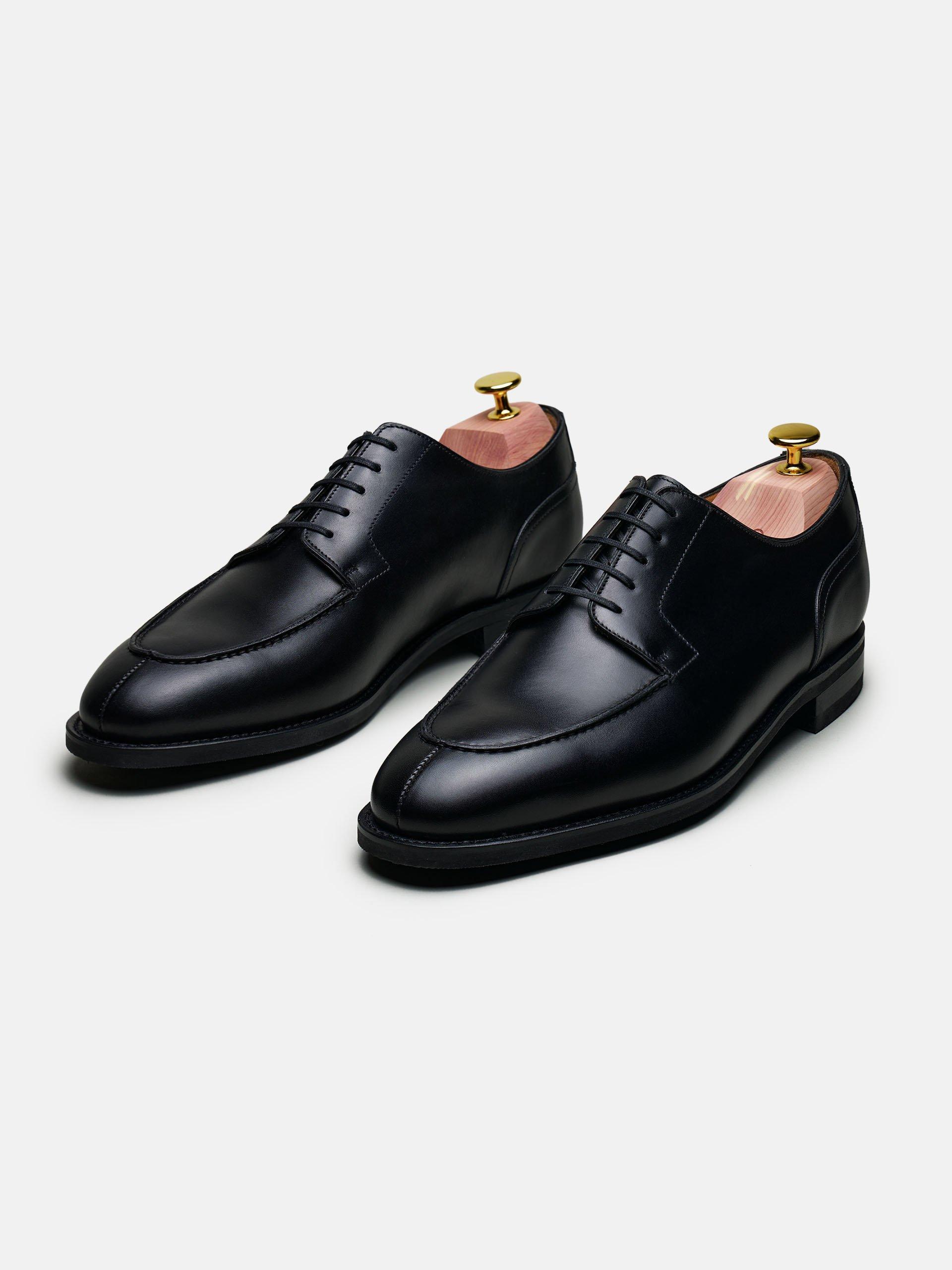 The Split Toe Derby - Medium Wear and Tear Black Calf 2