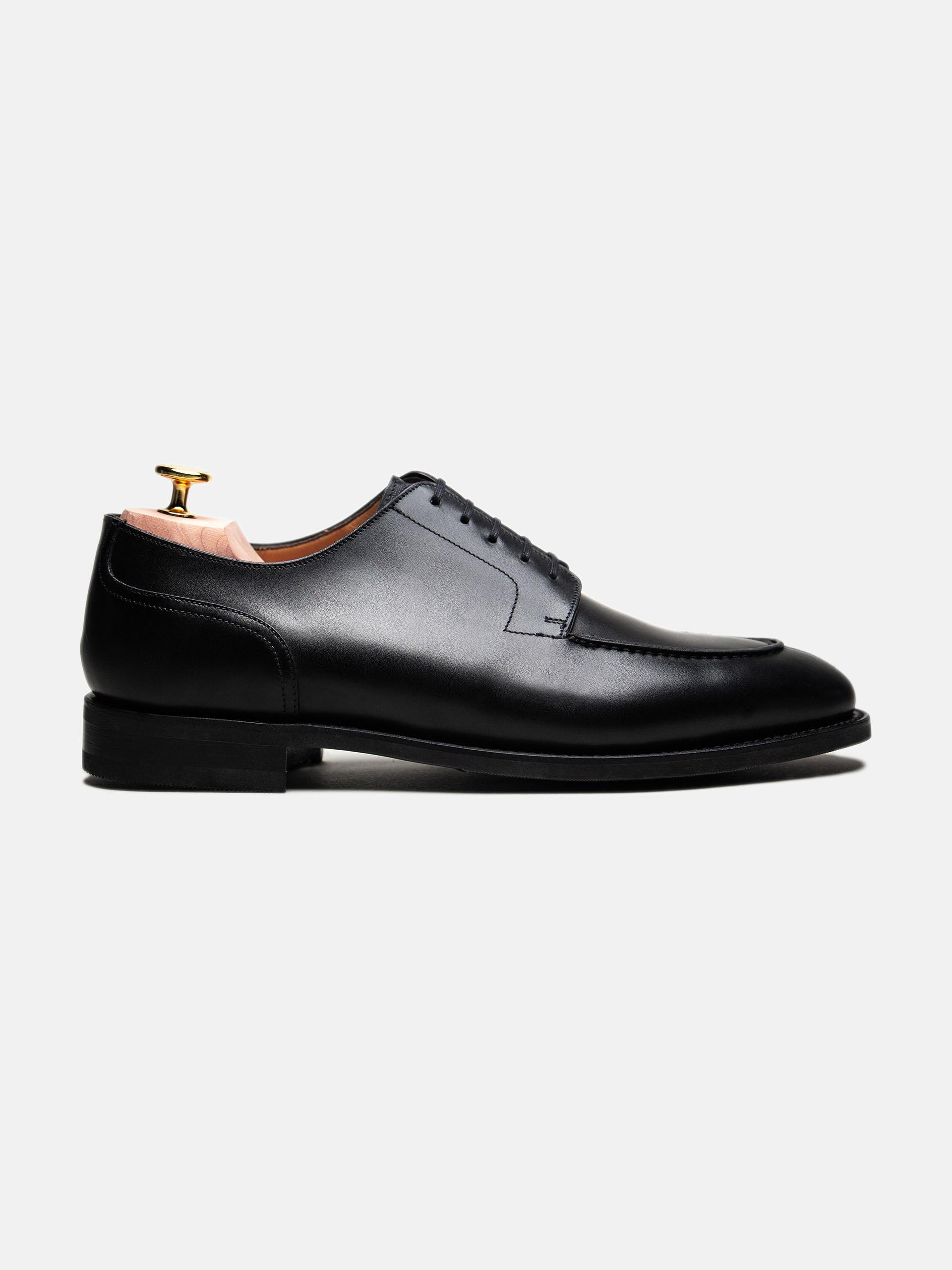 The Split Toe Derby - Medium Wear and Tear Black Calf 1