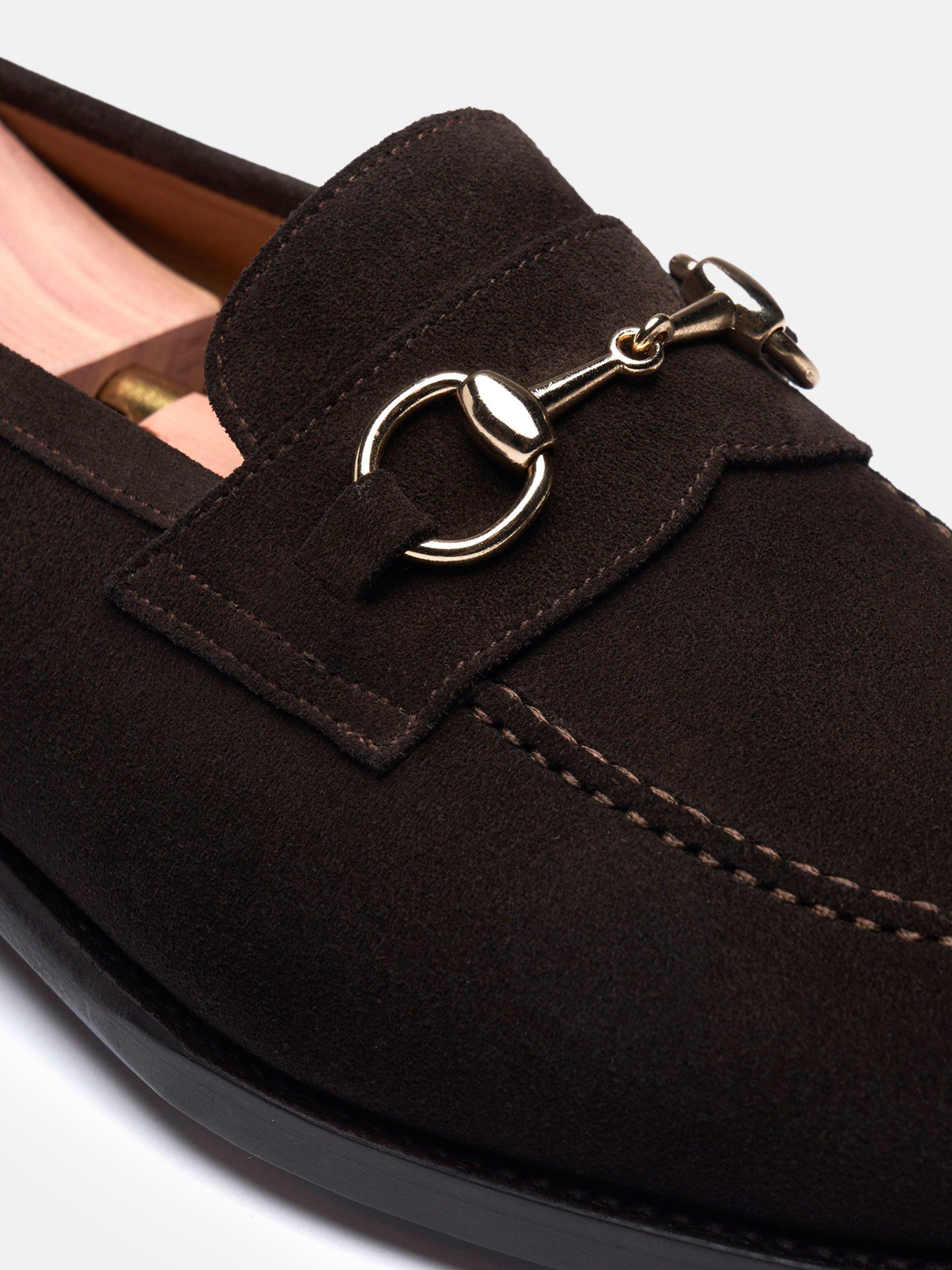 The Horsebit Loafer - Light Wear and Tear Brown Suede 2