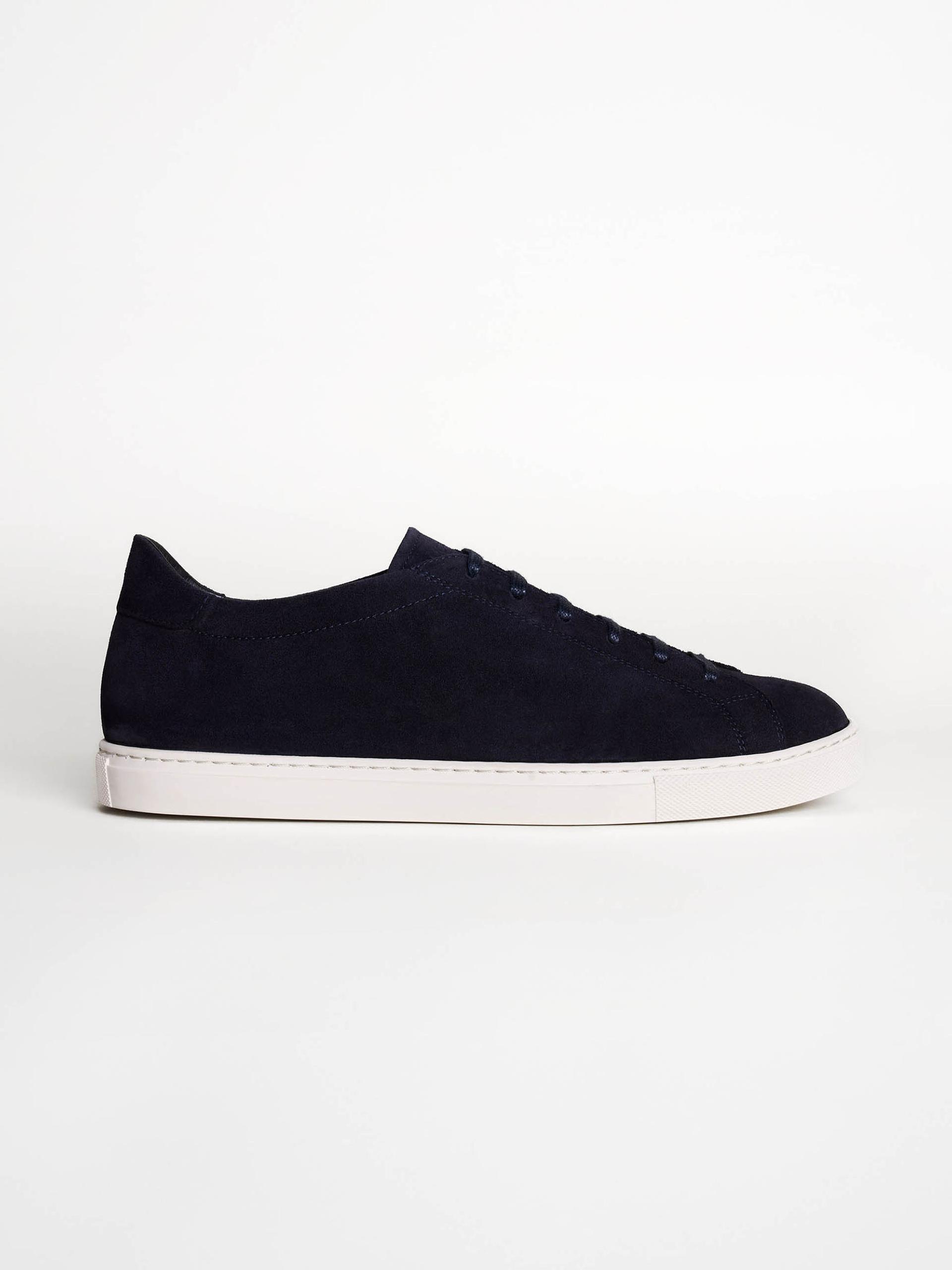 The Sneaker 02 Navy Suede 1