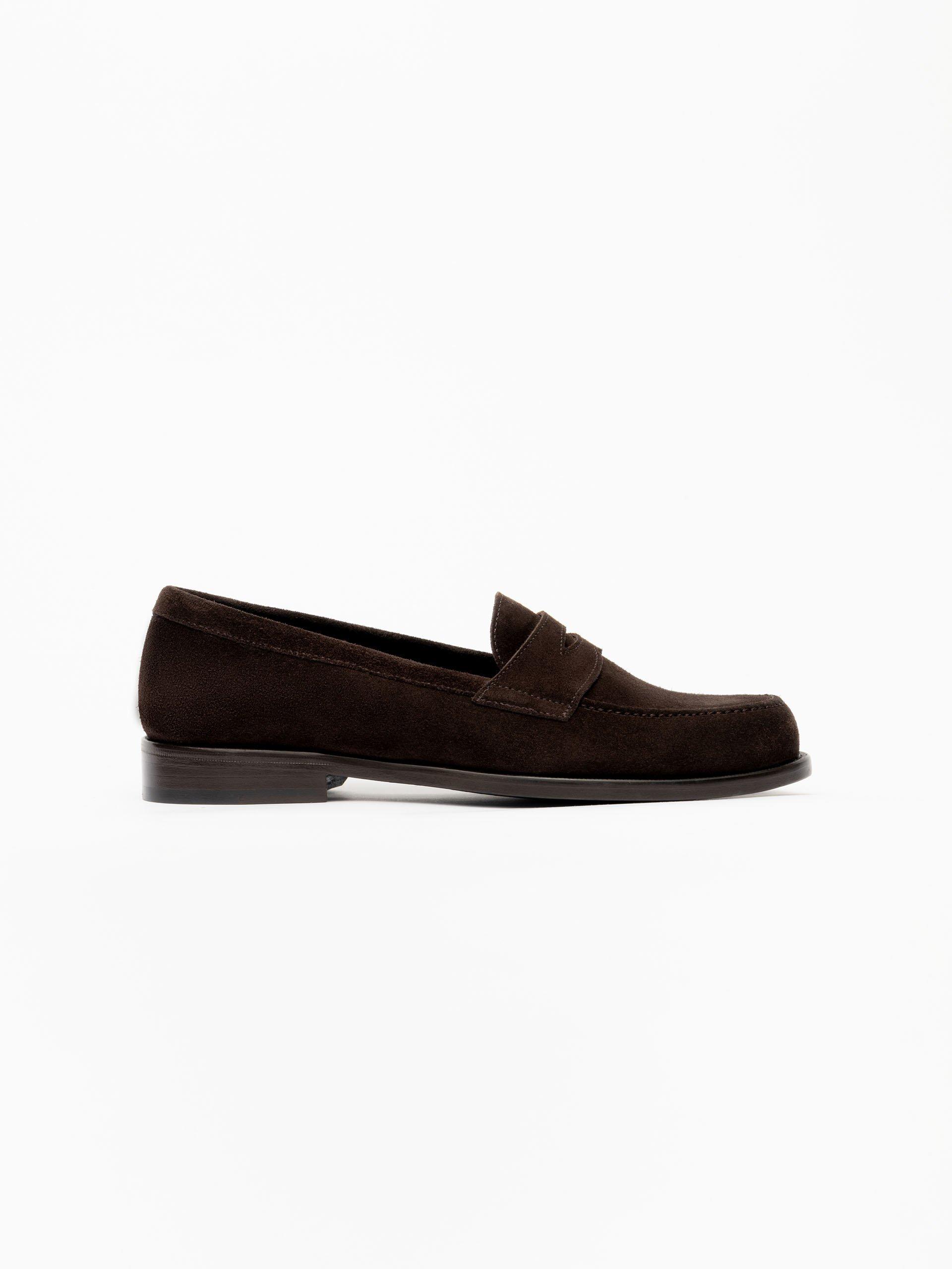 The Penny Loafer Brown Suede 1