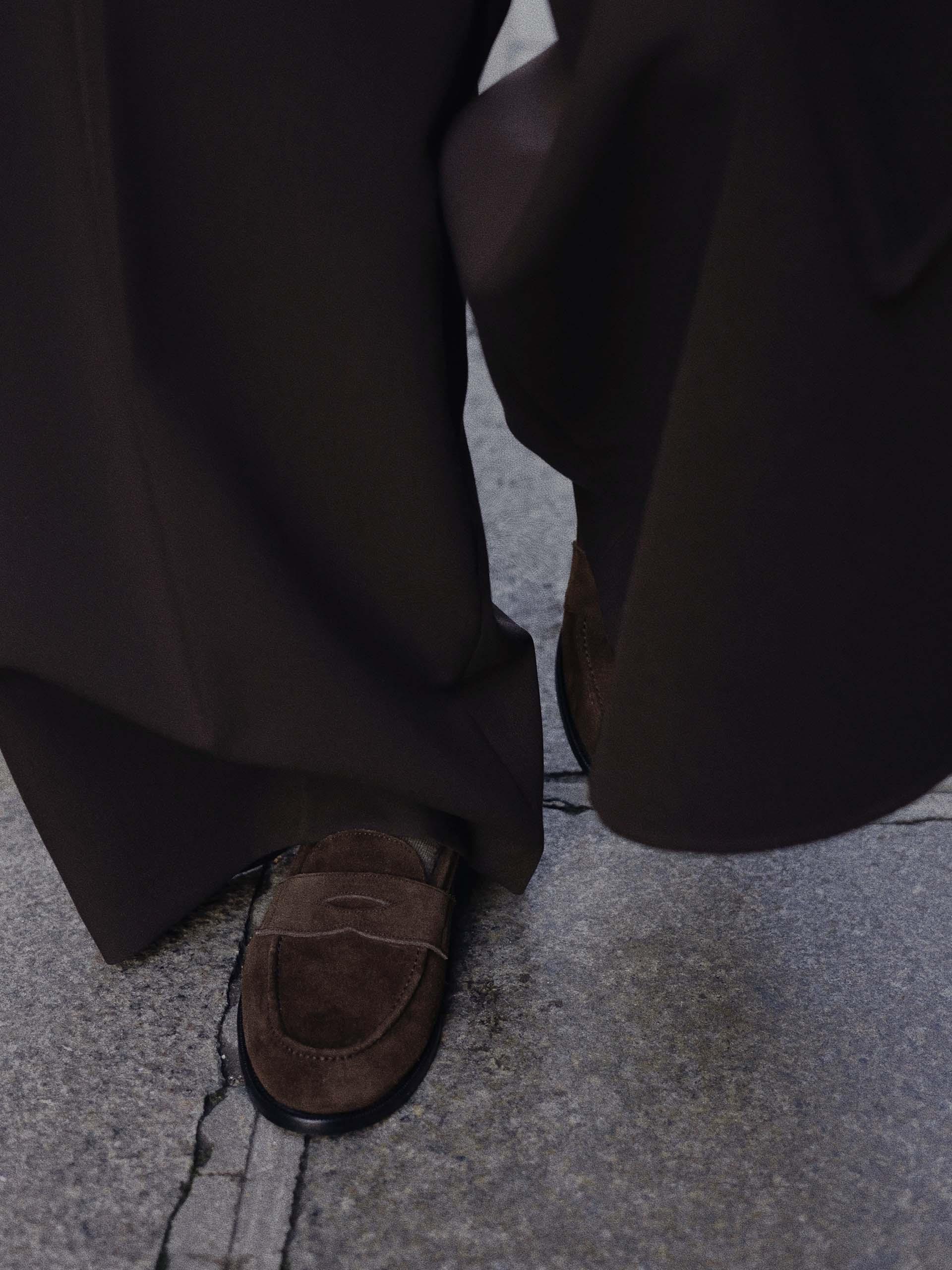 The Penny Loafer Brown Suede 2