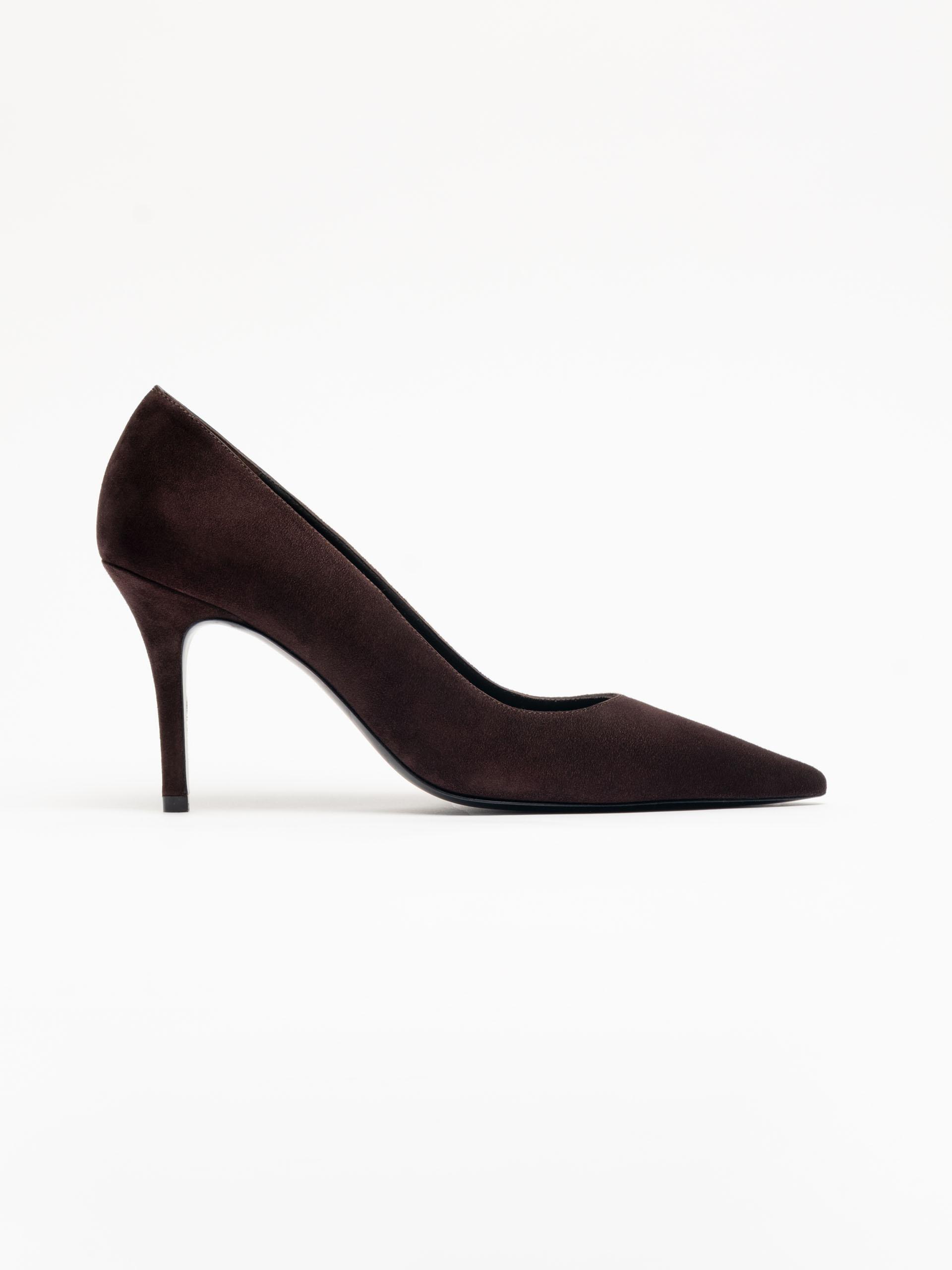 The Pump Brown Suede 1