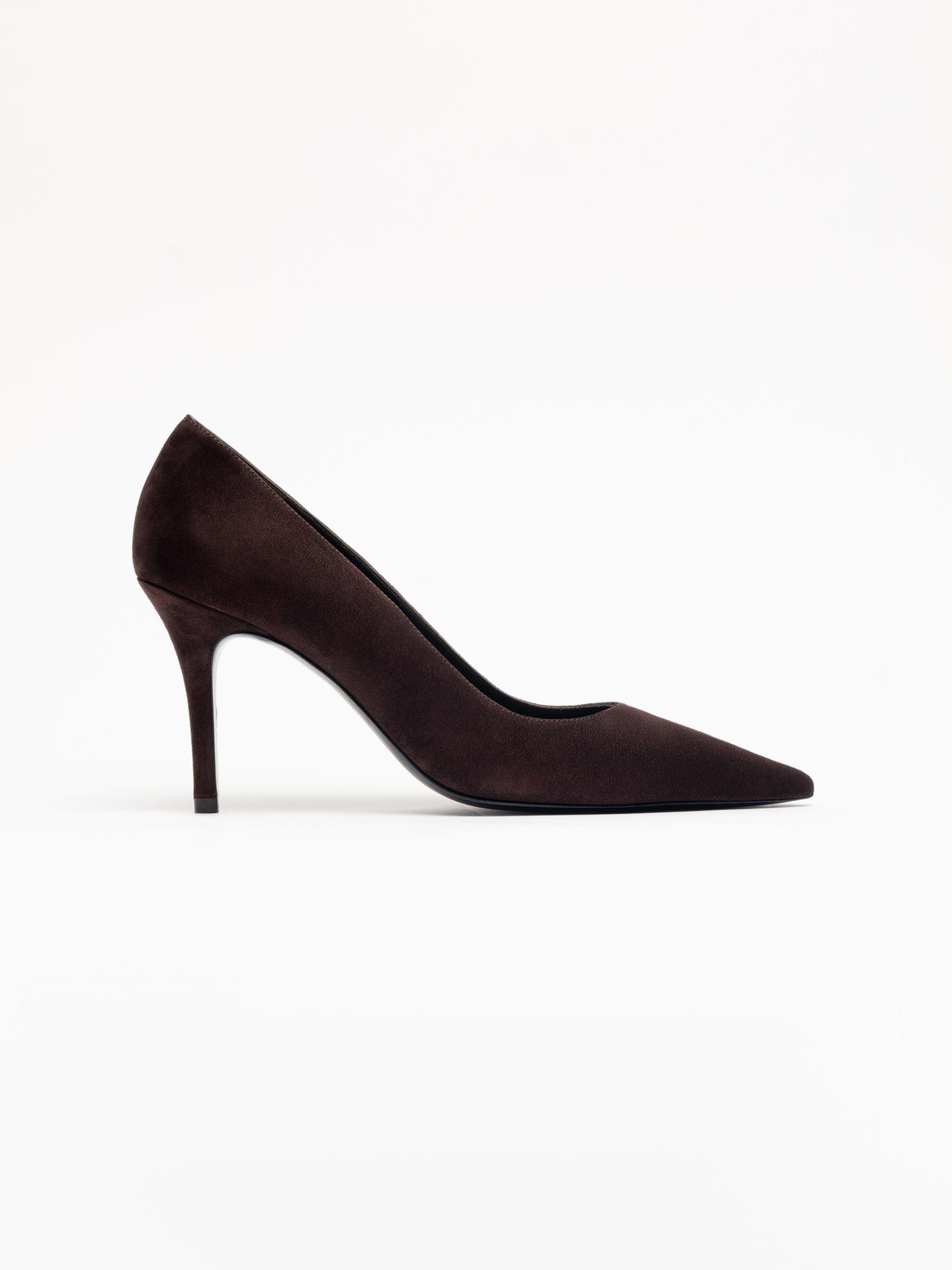 The Pump Brown Suede 1
