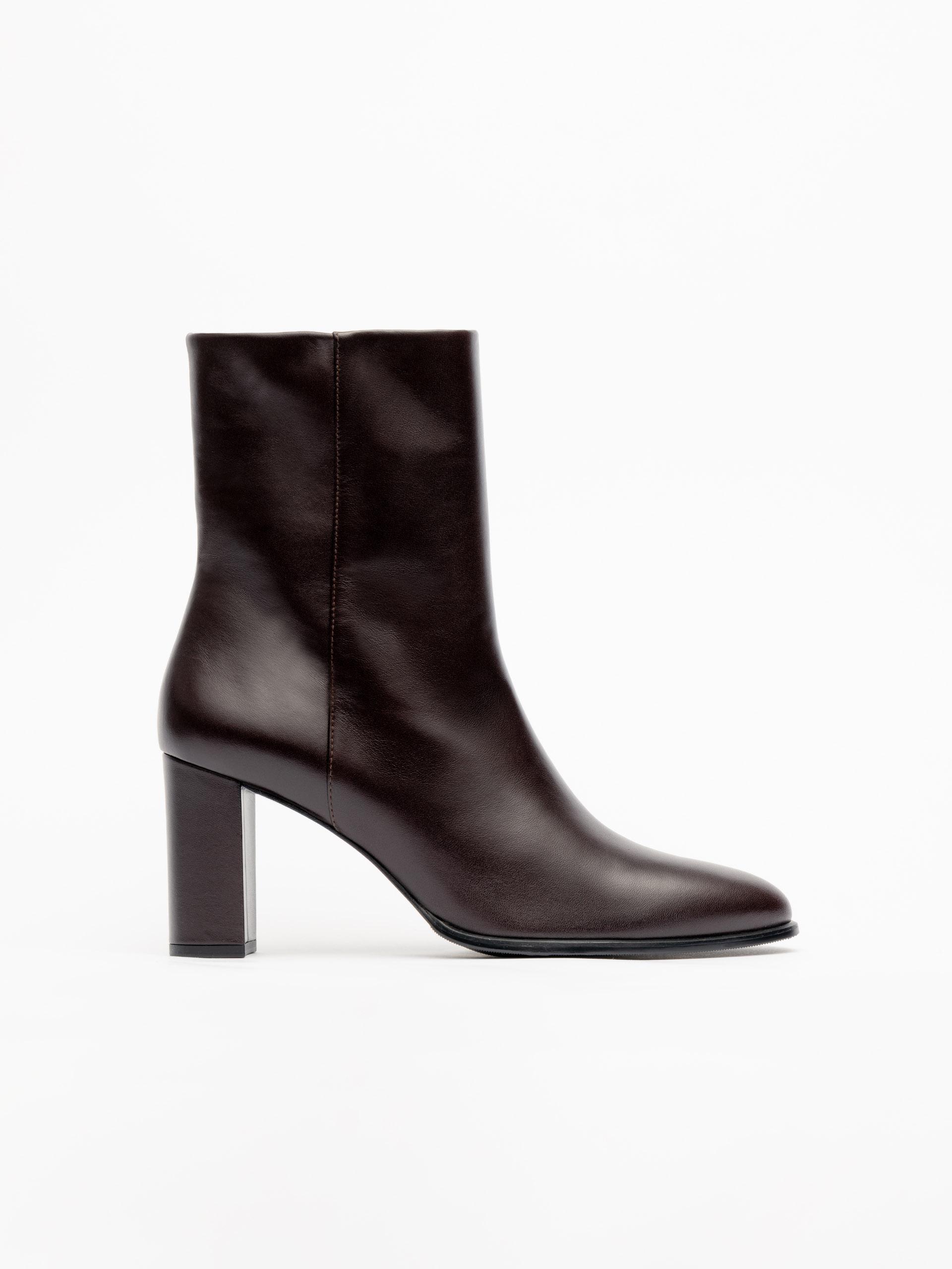 The Ankle Boot Brown Nappa 1
