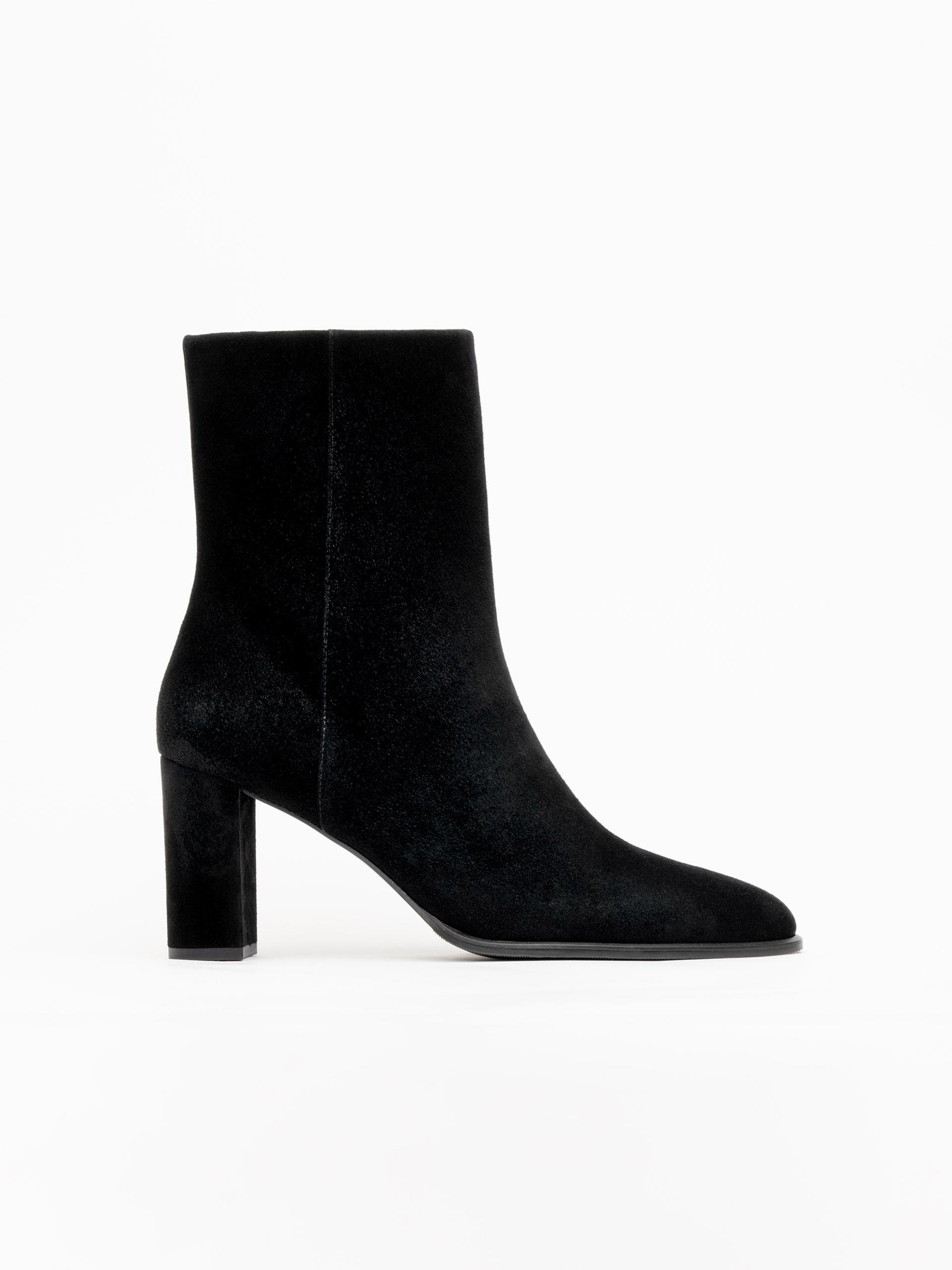 The Ankle Boot Black Suede 1