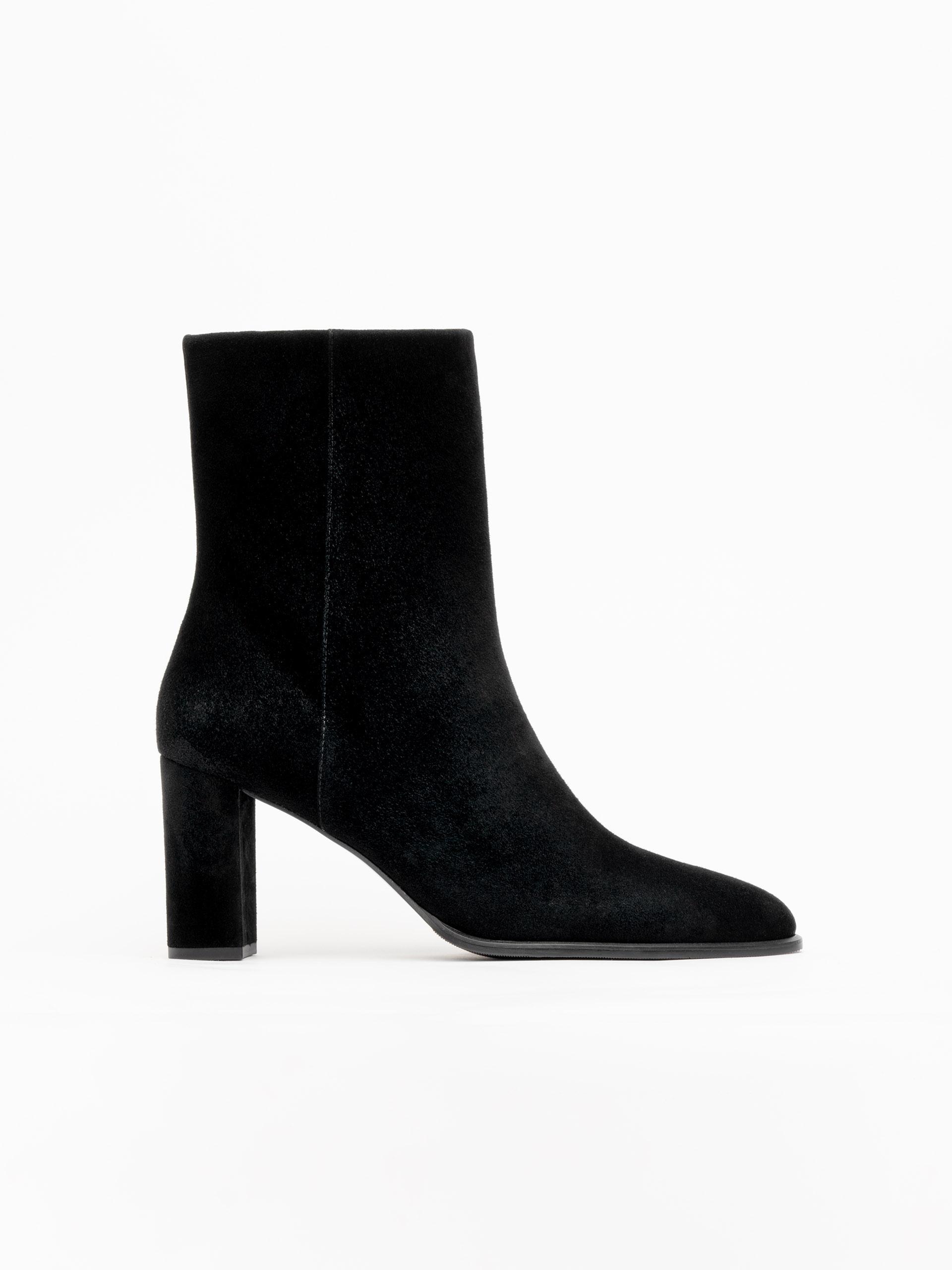 The Ankle Boot Black Suede 1