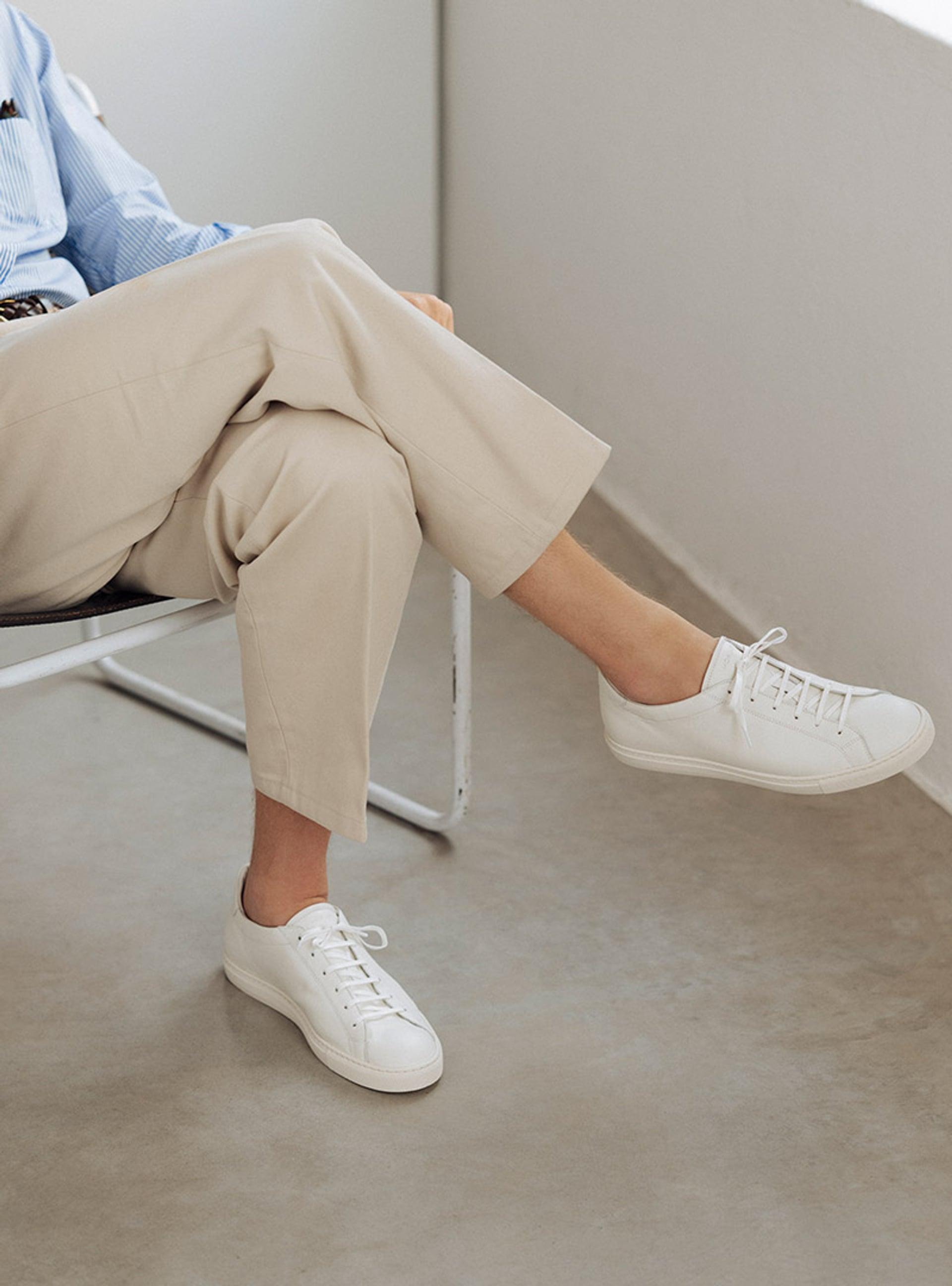 The Sneaker 02 White Leather 2