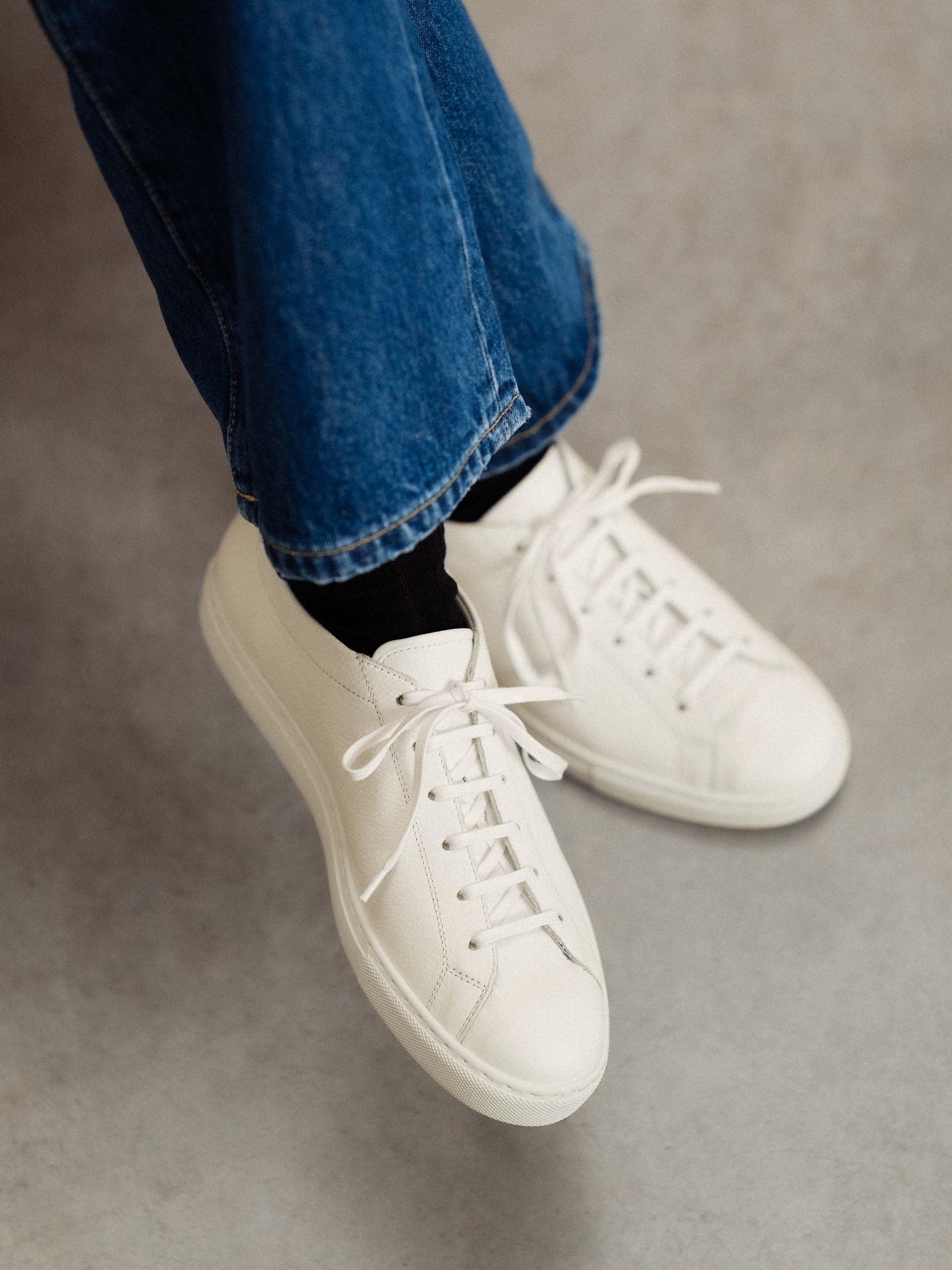 The Sneaker 02 White Leather 2