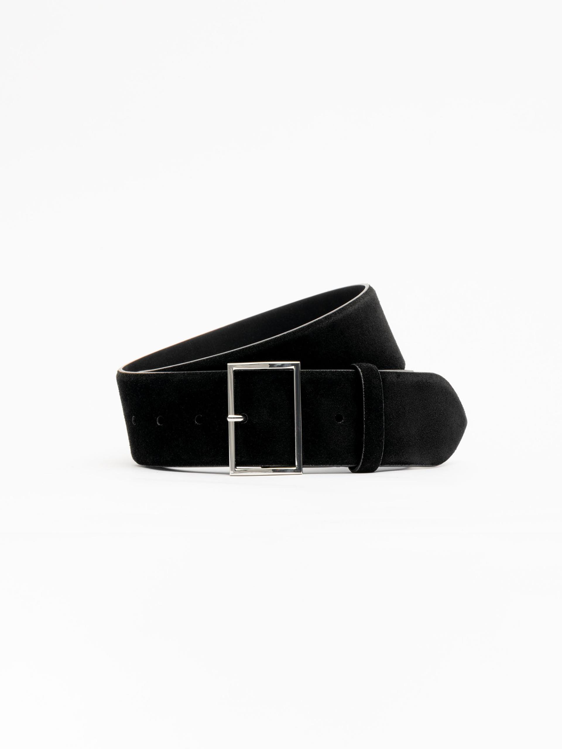 The Belt 50mm Black Suede - 50 mm 1