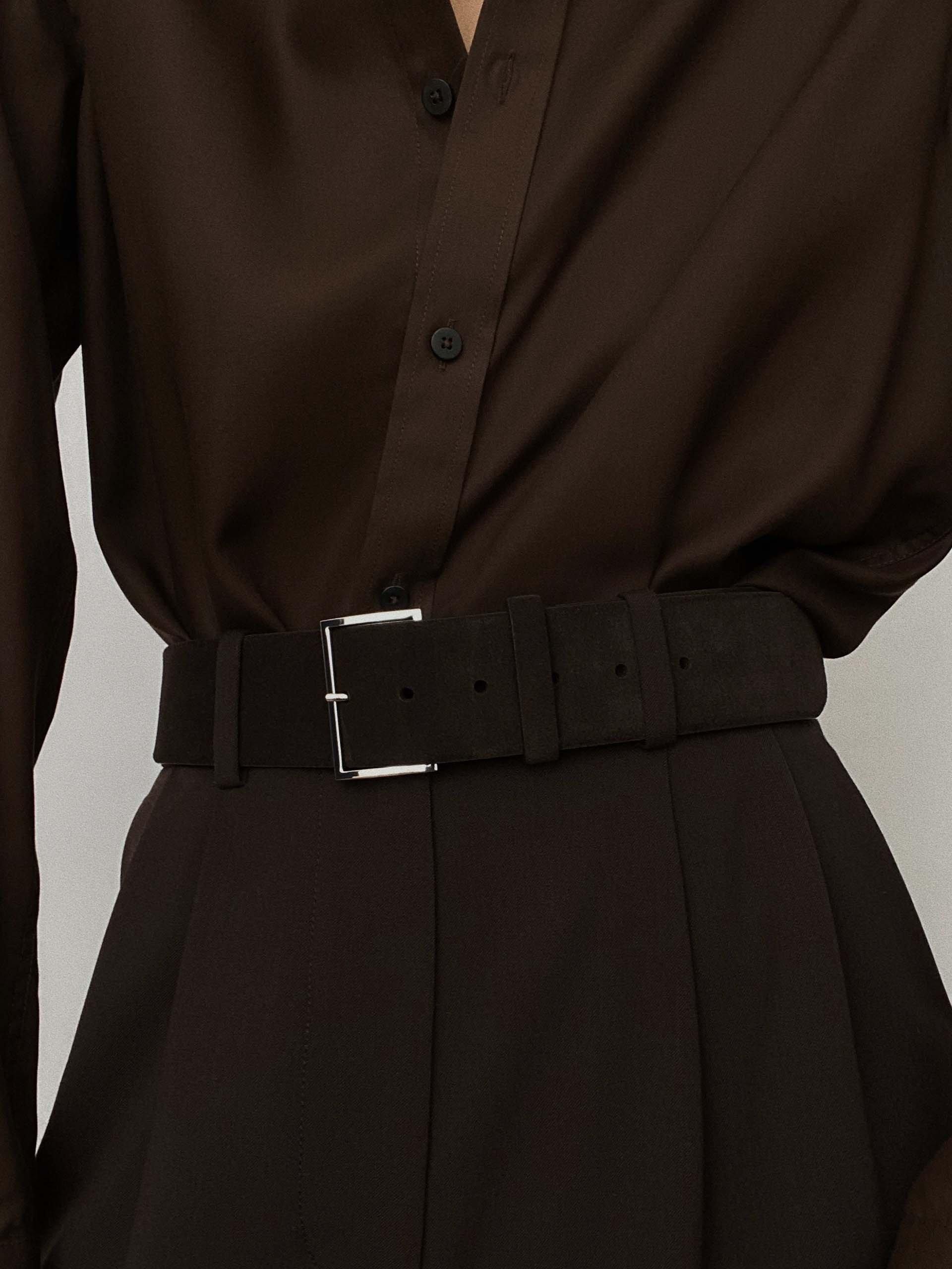 The Belt 50mm Brown Suede - 50 mm 2