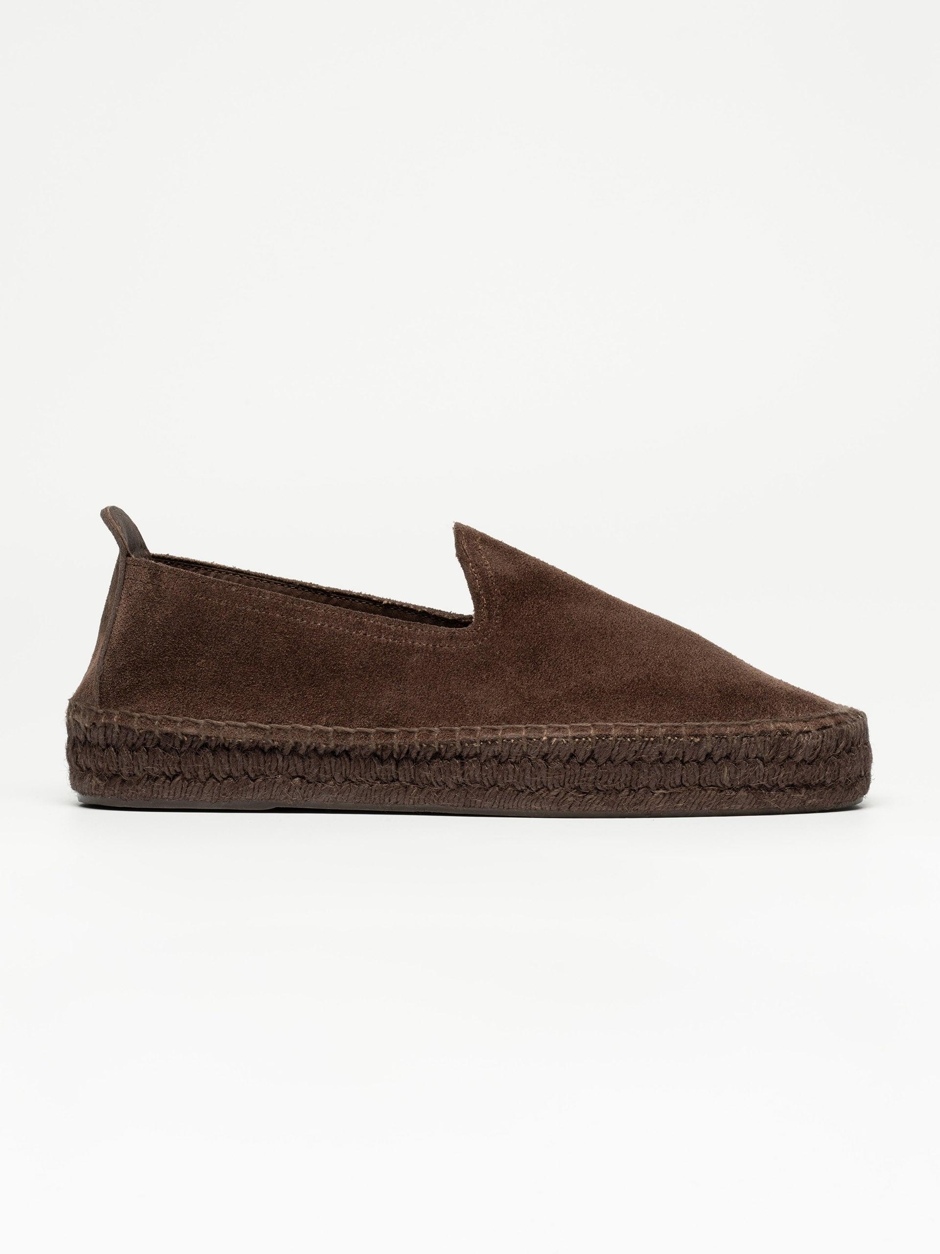 The Espadrille All Brown Suede 1