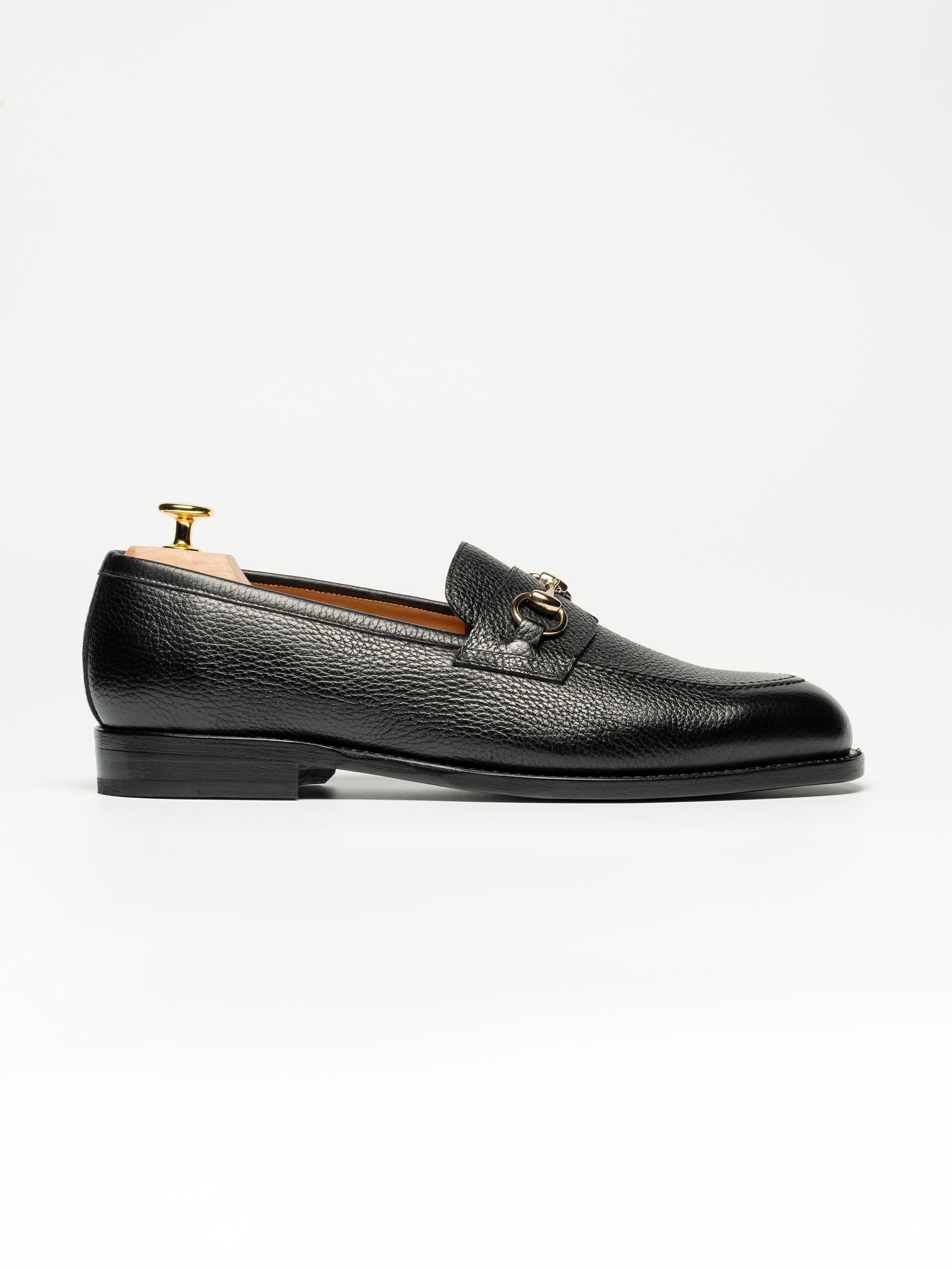 The Horsebit Loafer Black Grain 1